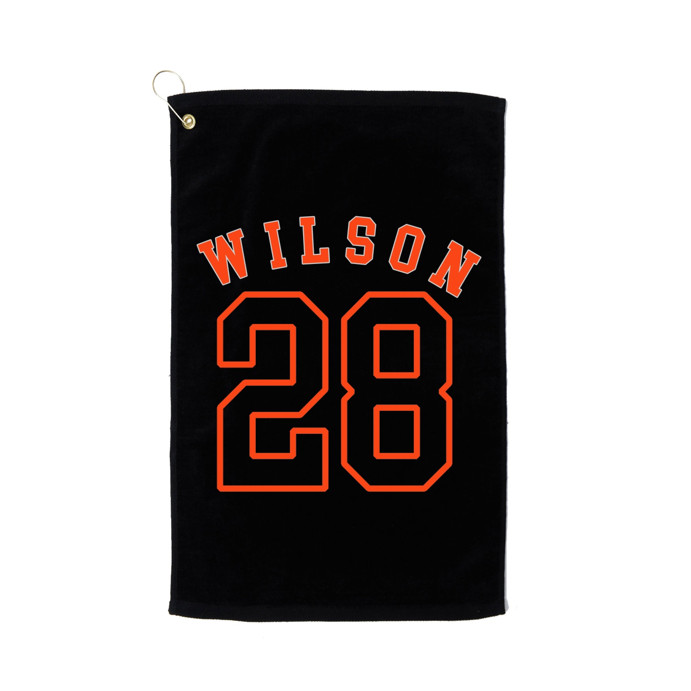 Golf Towel — Shirsey Arch in Black
