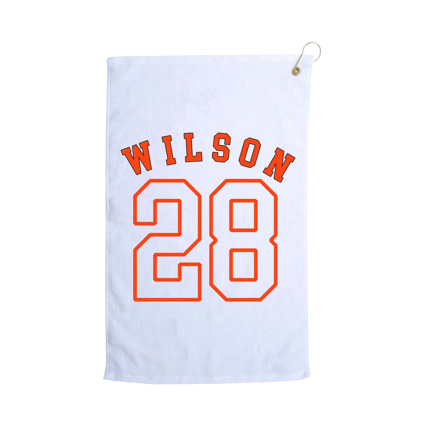 Golf Towel — Shirsey Arch in White