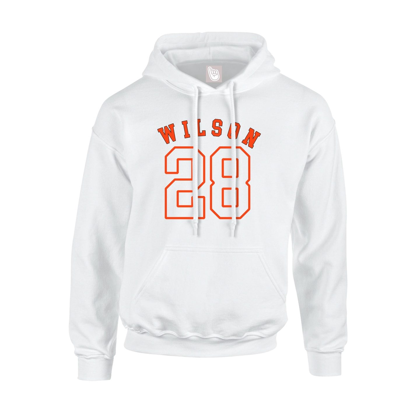 Hoodie — Shirsey Arch in White