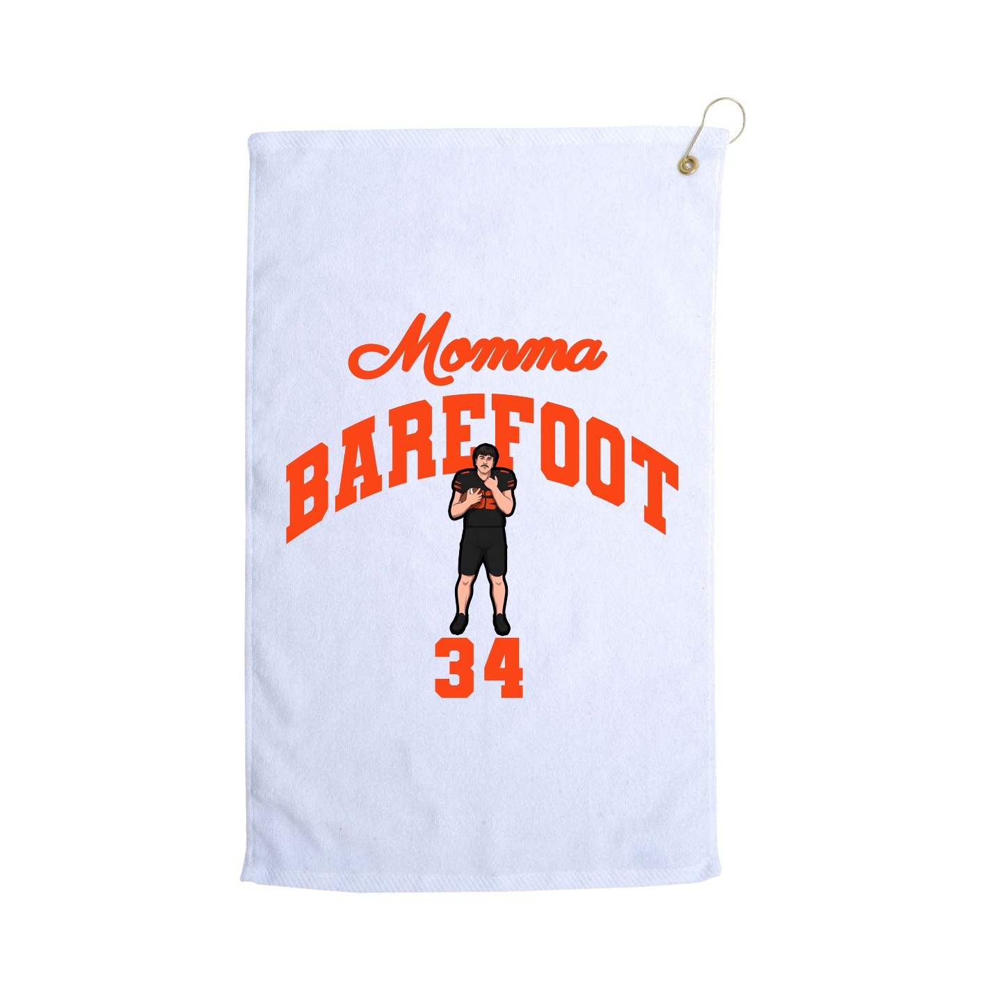 Golf Towel — Mothers Day Arch in White