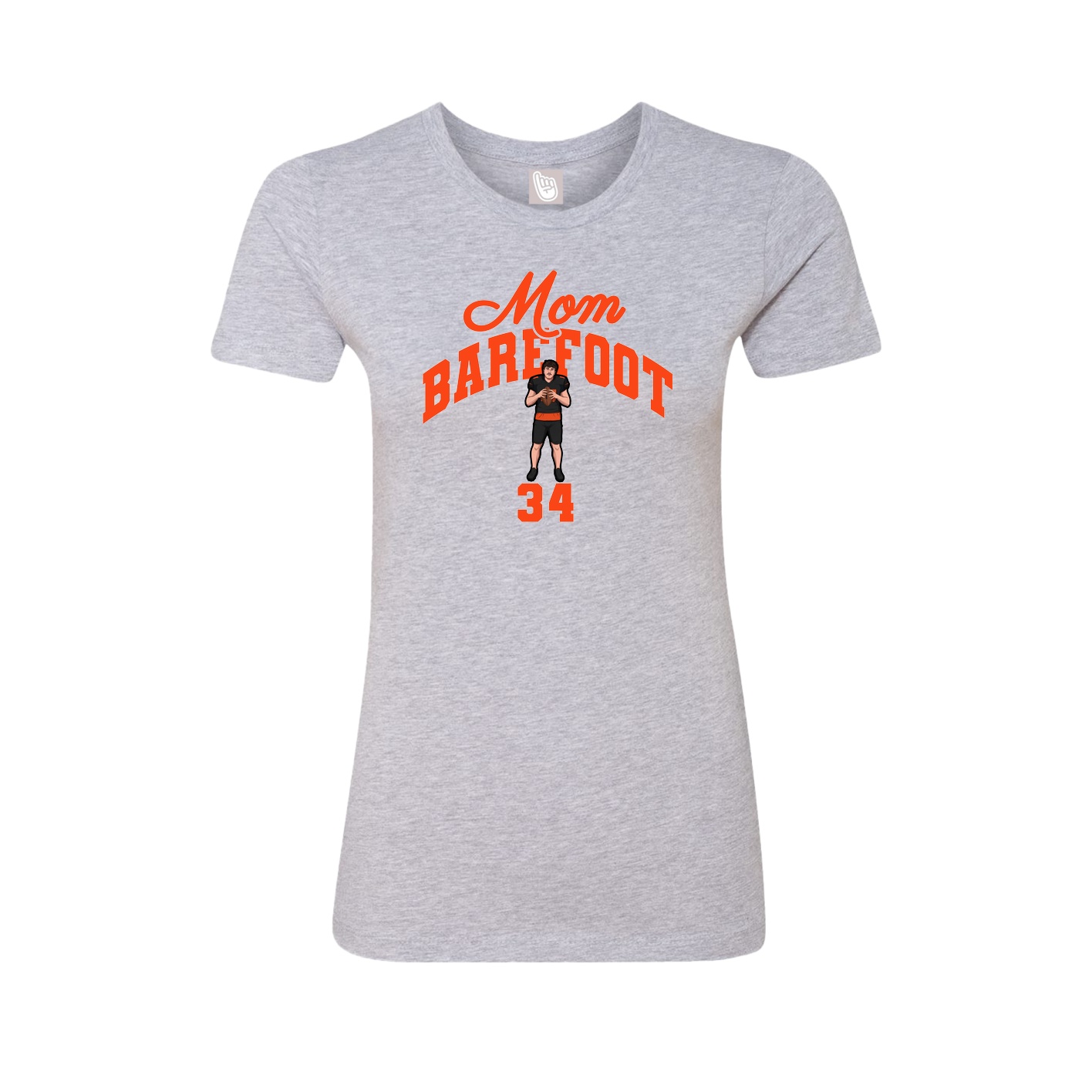 Womens Tee — Mothers Day Arch in Grey