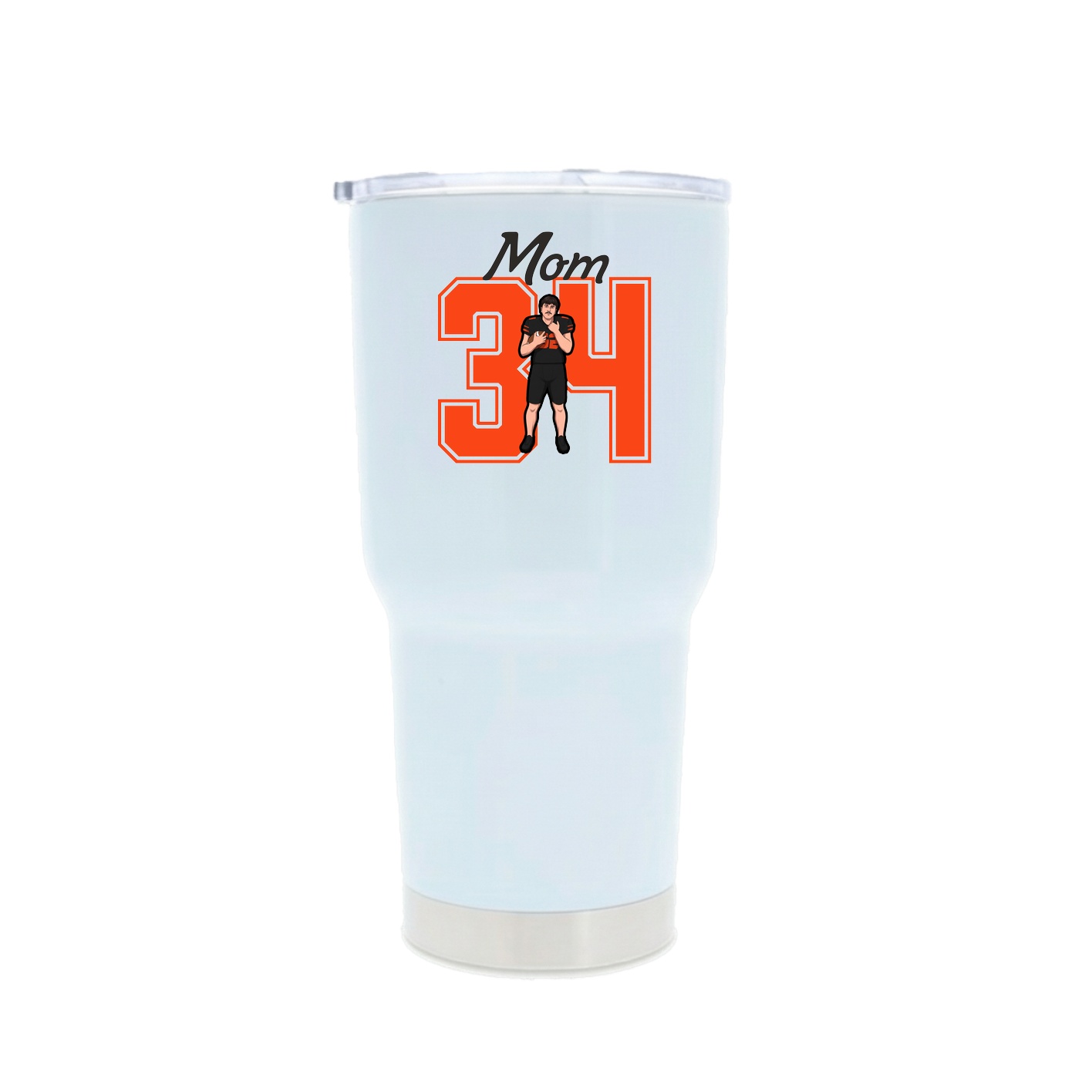 30oz Stainless Steel Tumbler — Mothers Day Shirsey in White