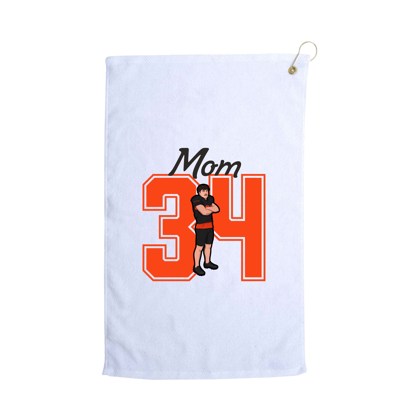 Golf Towel — Mothers Day Shirsey in White