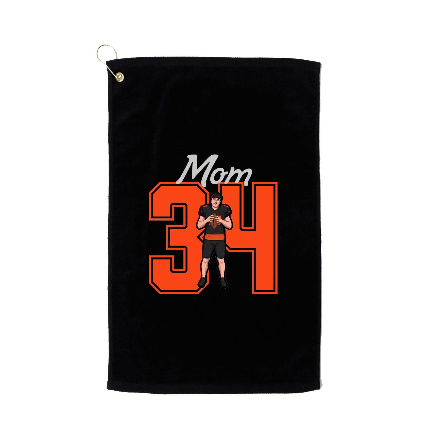 Golf Towel — Mothers Day Shirsey in Black