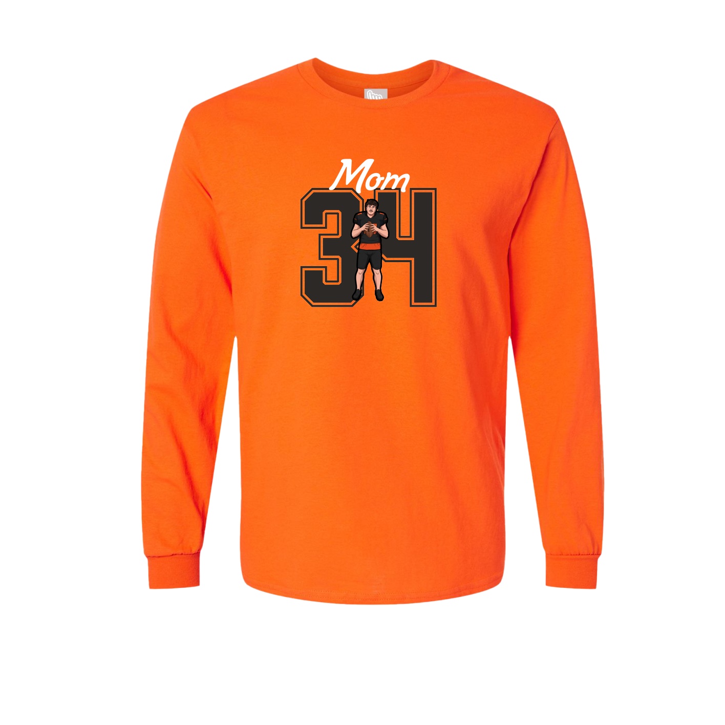 Long Sleeve Tee — Mothers Day Shirsey in Orange