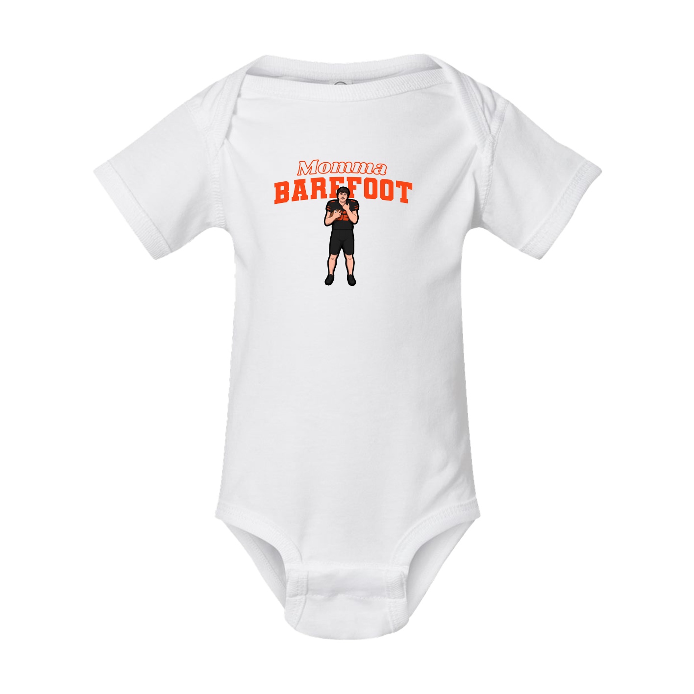Baby Onesie — Mothers Day Block in White