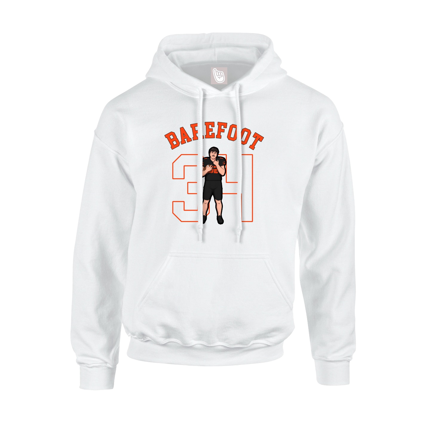 Hoodie — Shirsey Arch in White