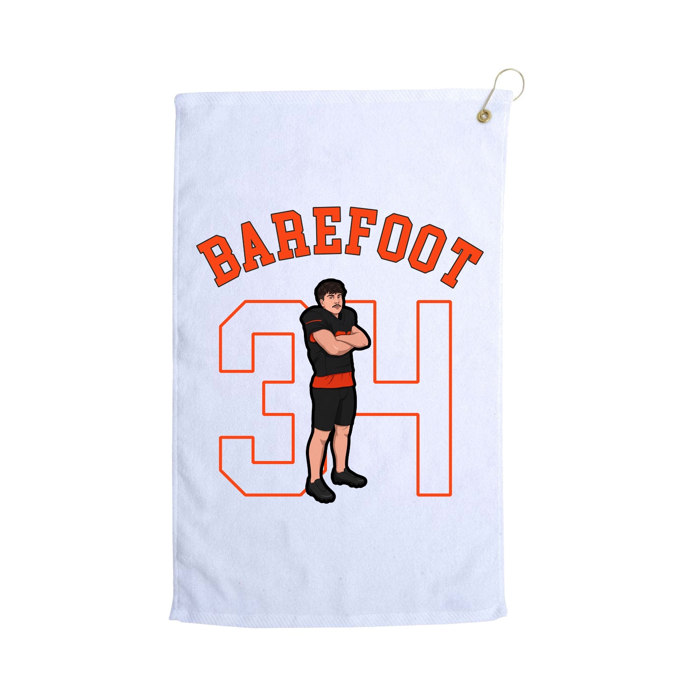 Golf Towel — Shirsey Arch in White