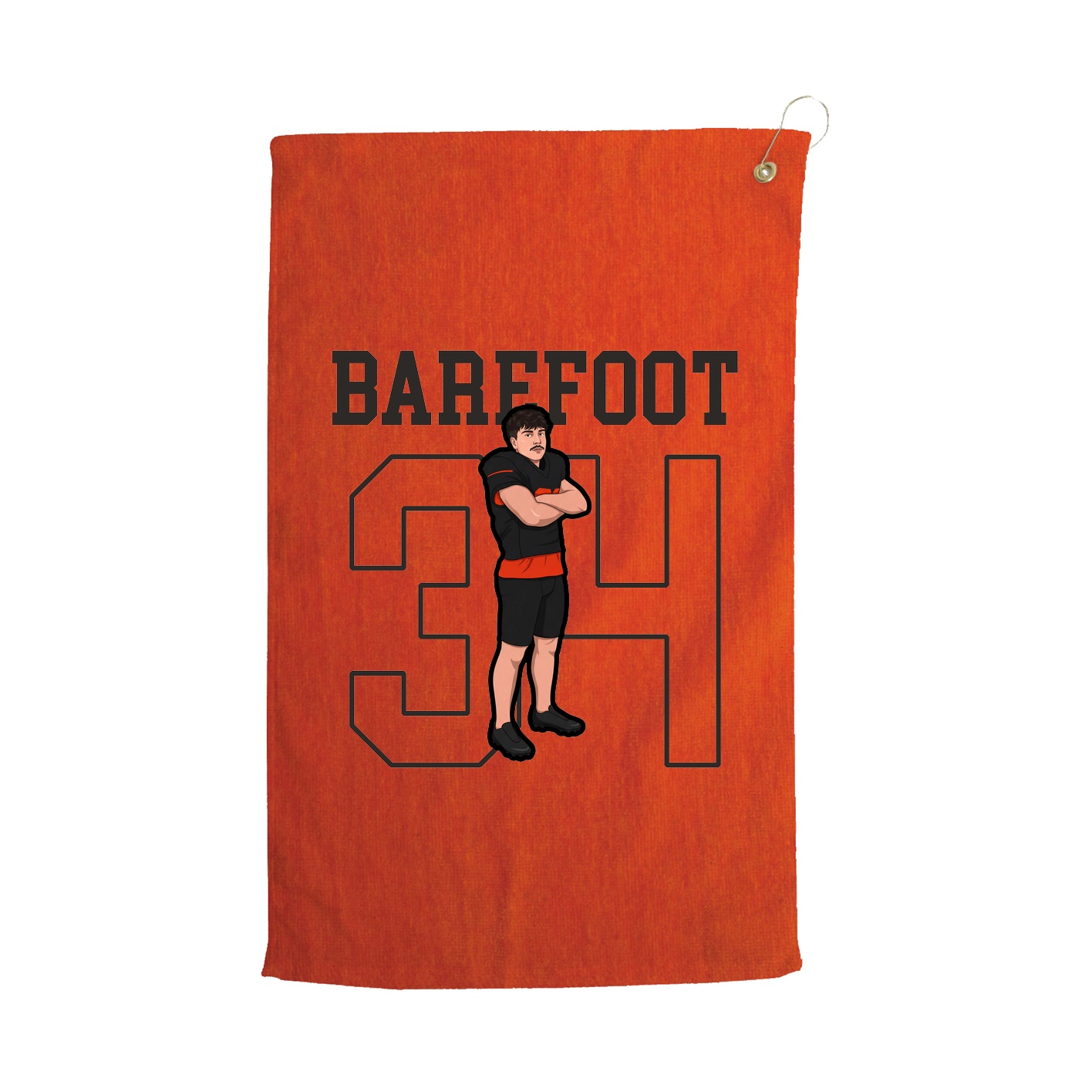 Golf Towel — Shirsey in Orange