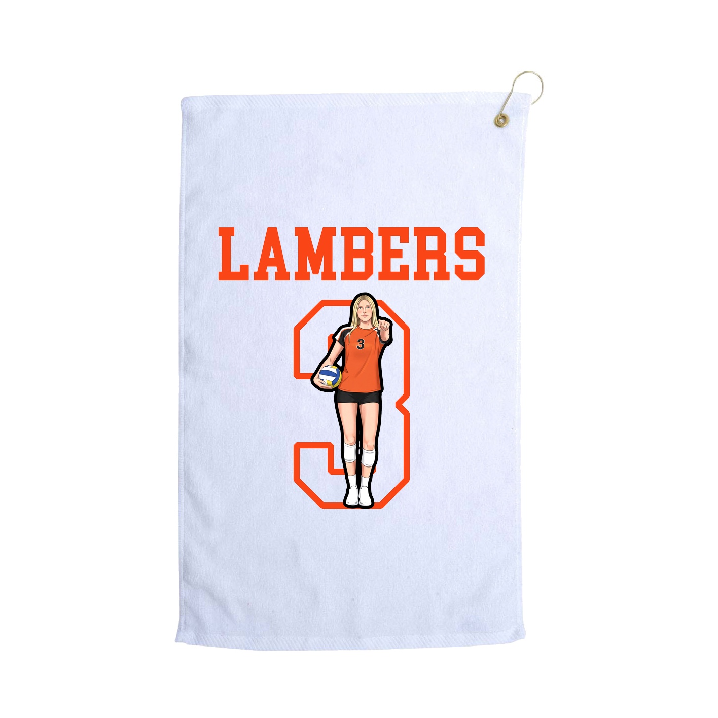 Golf Towel — Shirsey in White