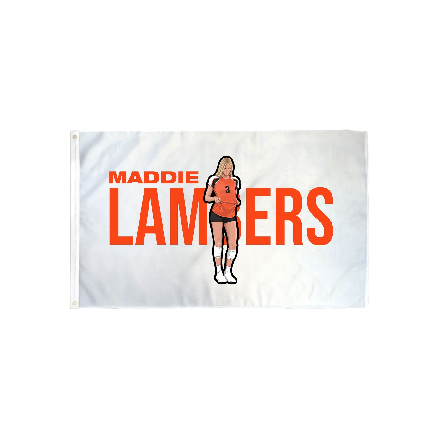 3x5 Flag — Player Name in Classic