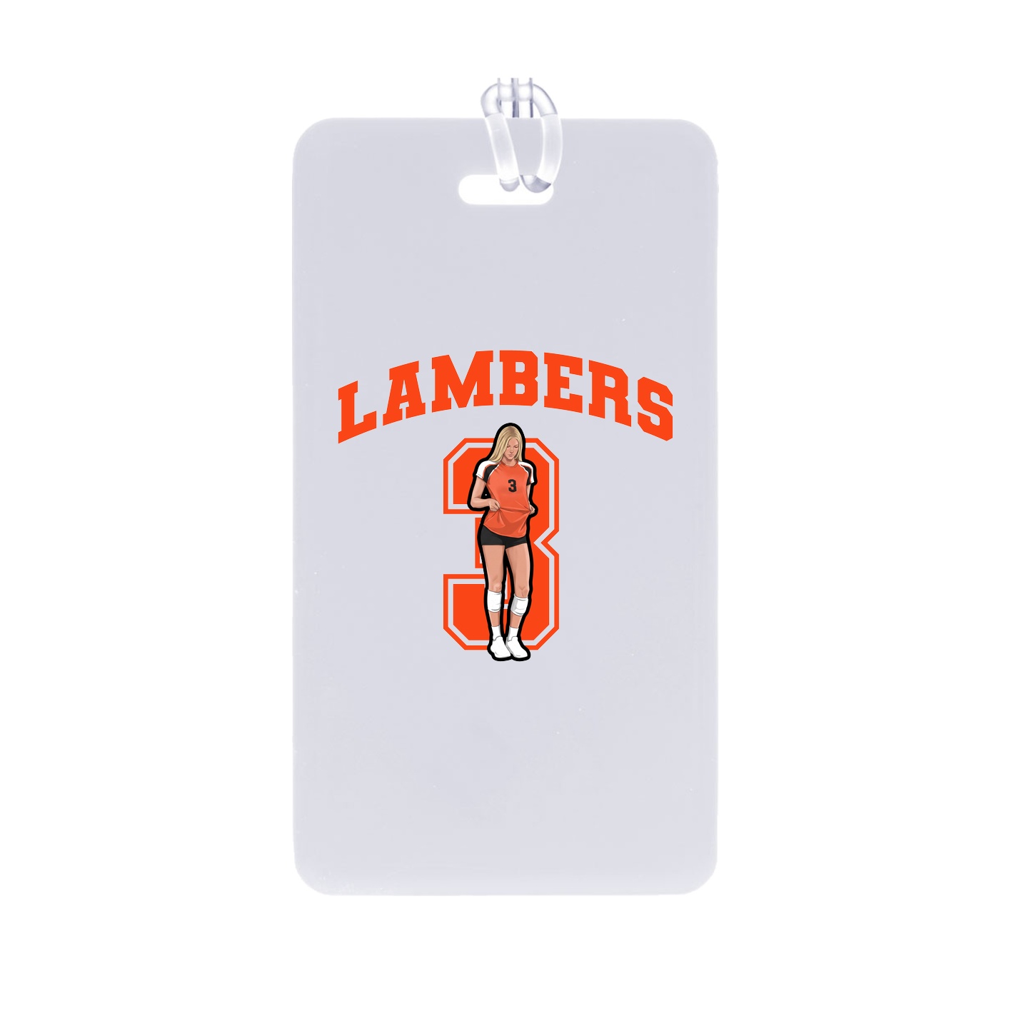 Bag Tag — Number in Classic