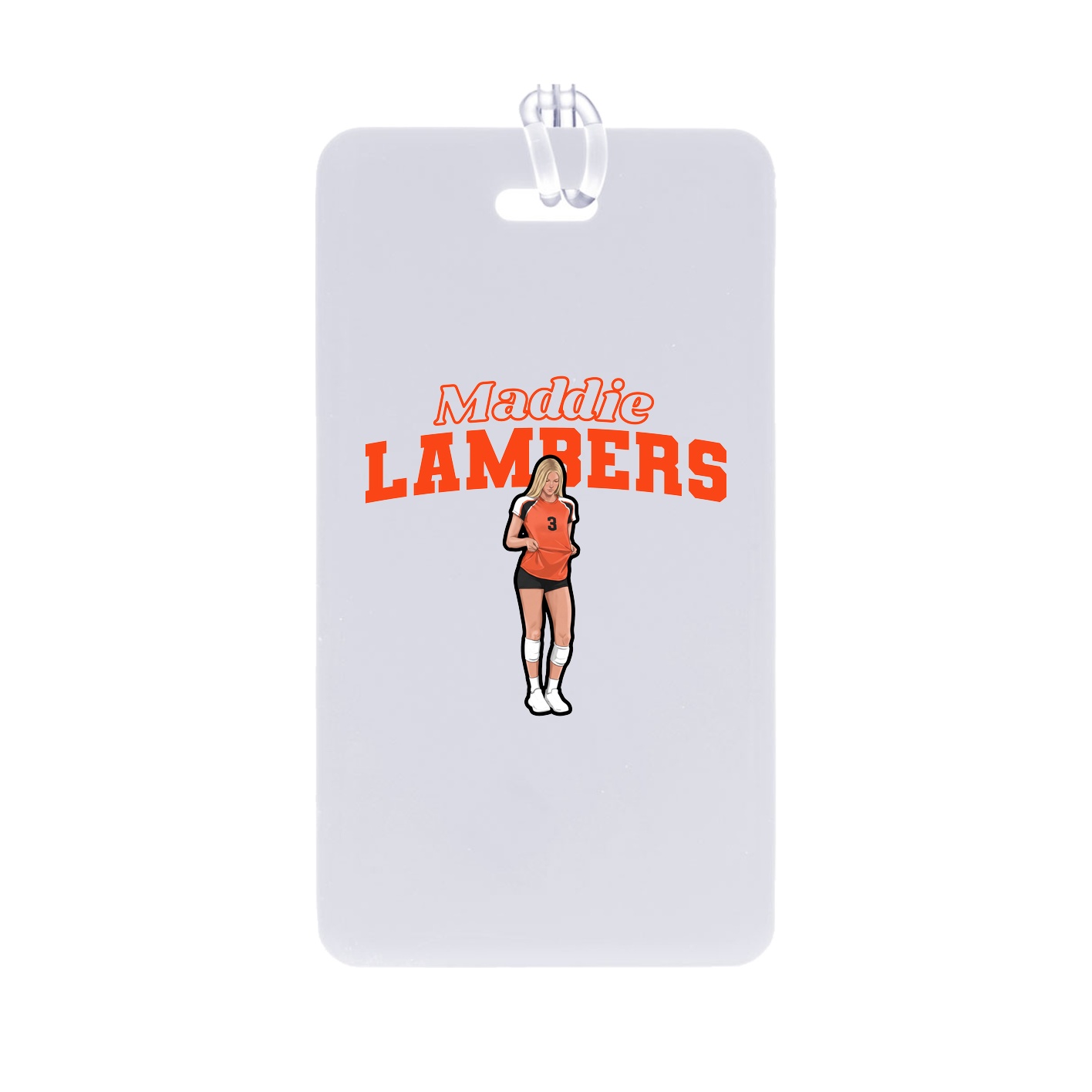 Bag Tag — Name Arch in Classic