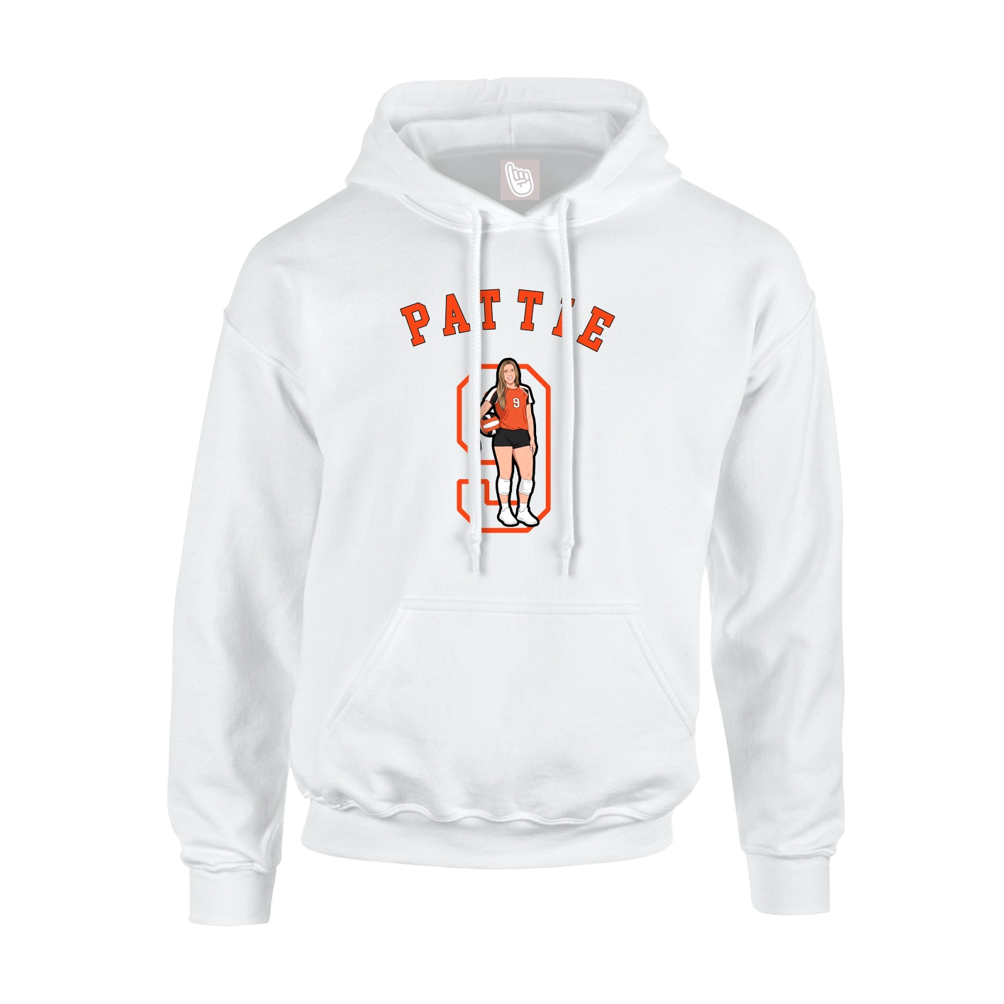 Hoodie — Shirsey Arch in White