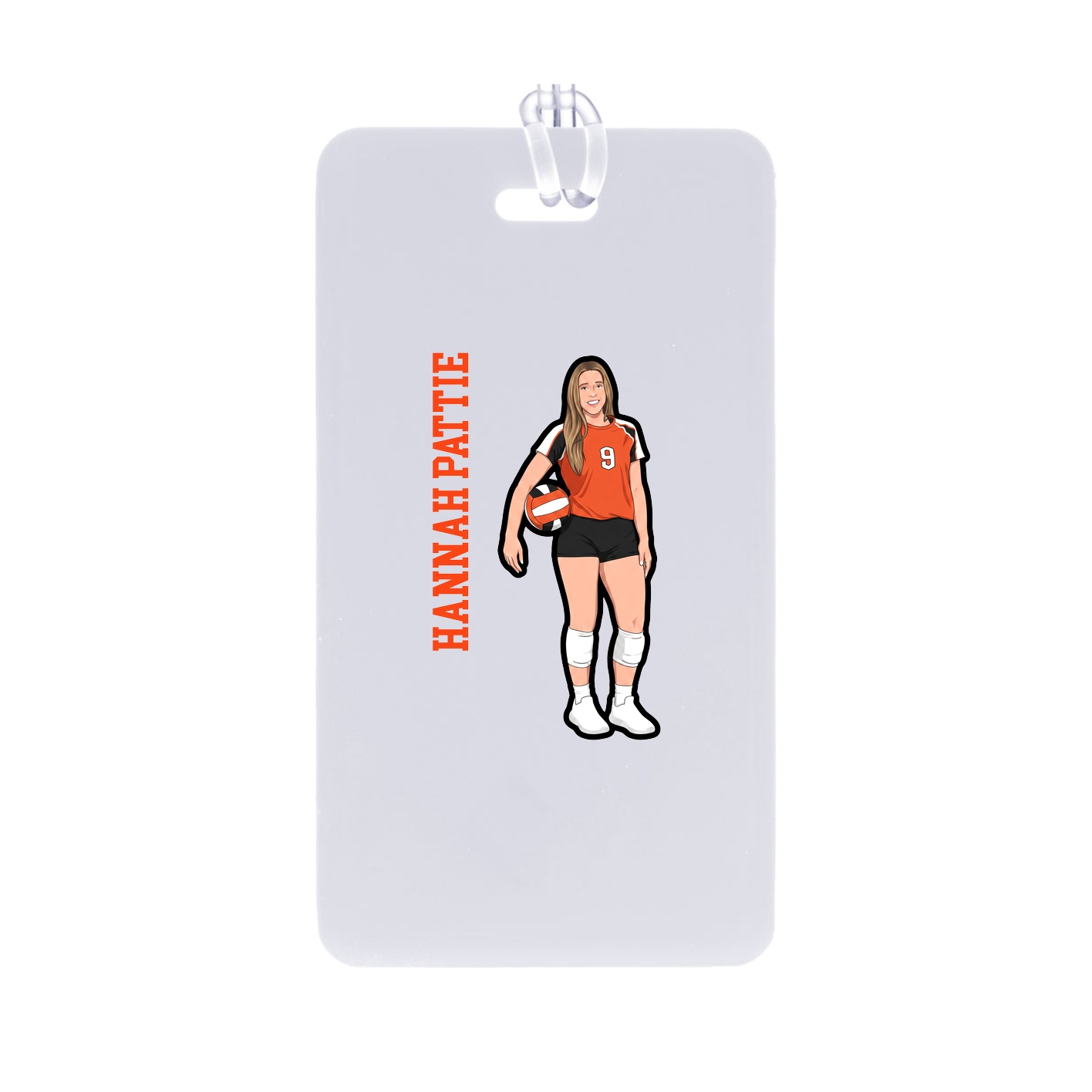 Bag Tag — Name Vertical in Classic