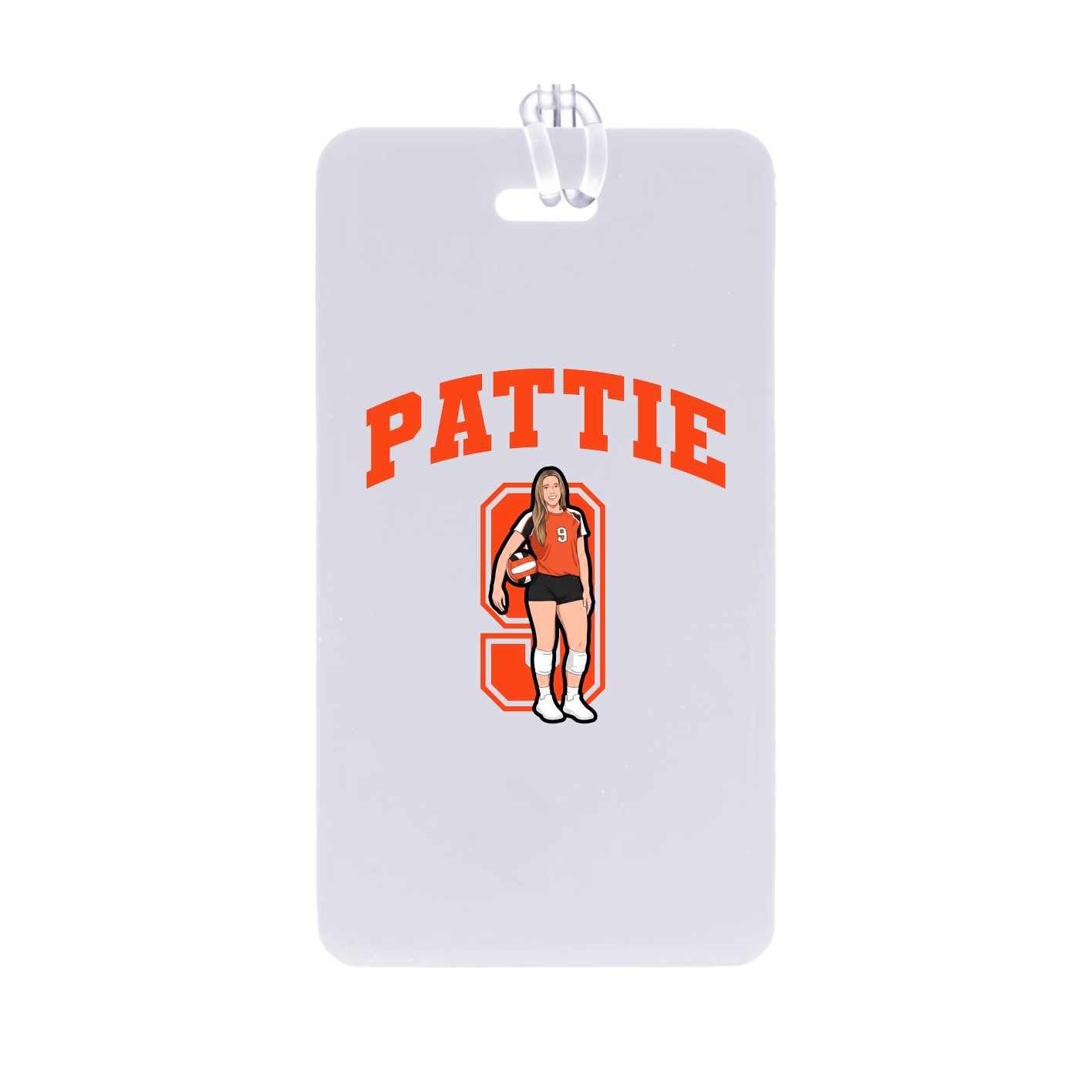Bag Tag — Number in Classic