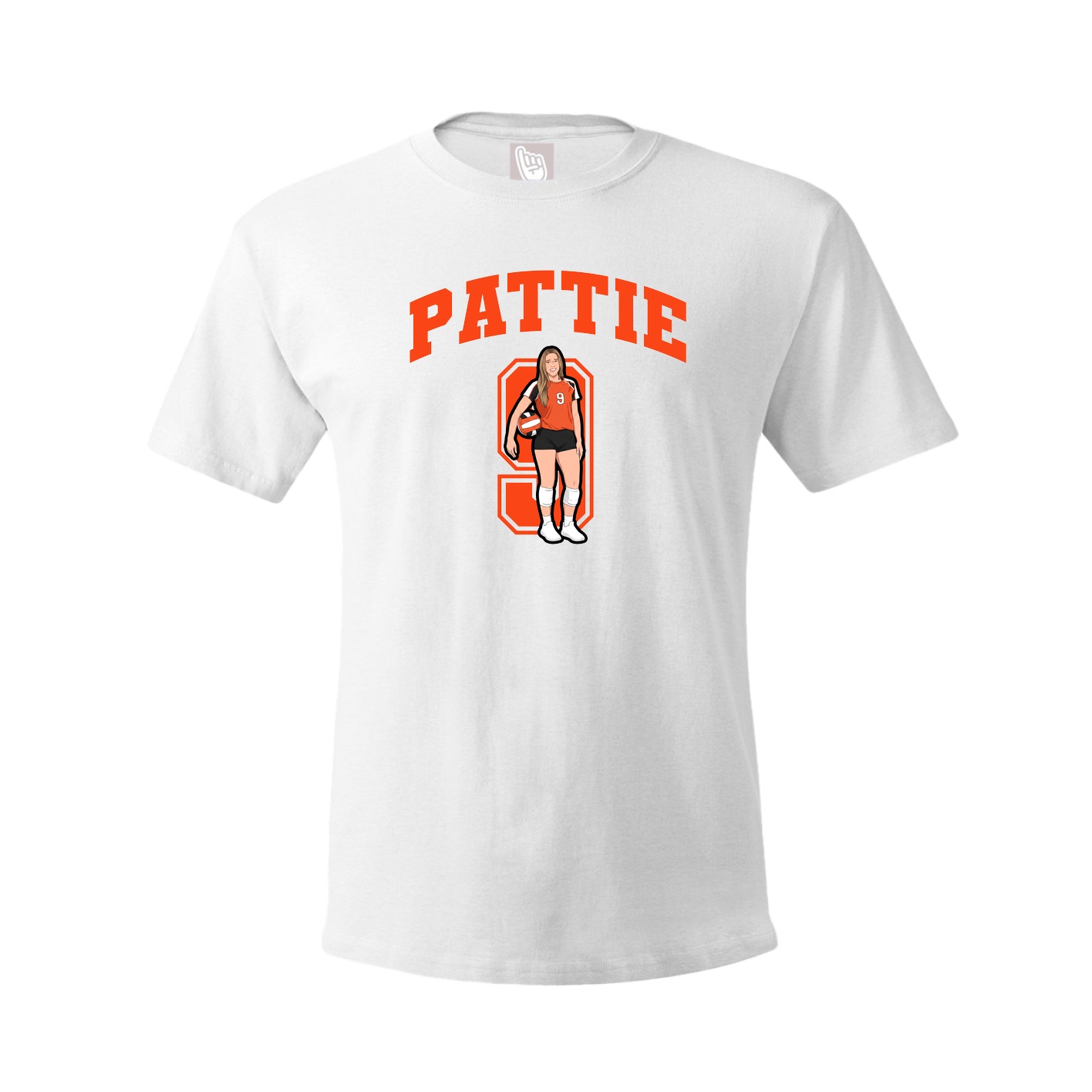 Tee — Number in White