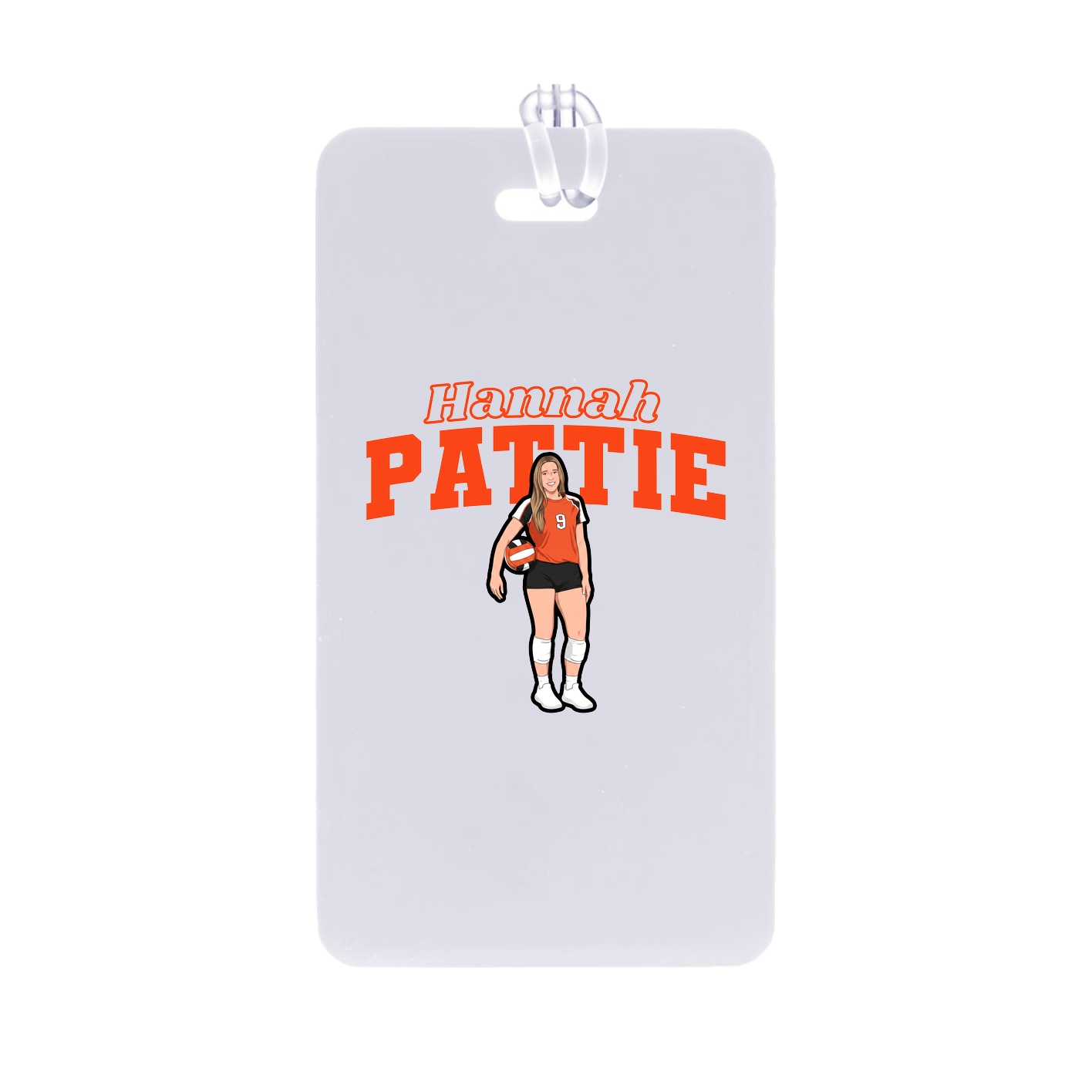 Bag Tag — Name Arch in Classic
