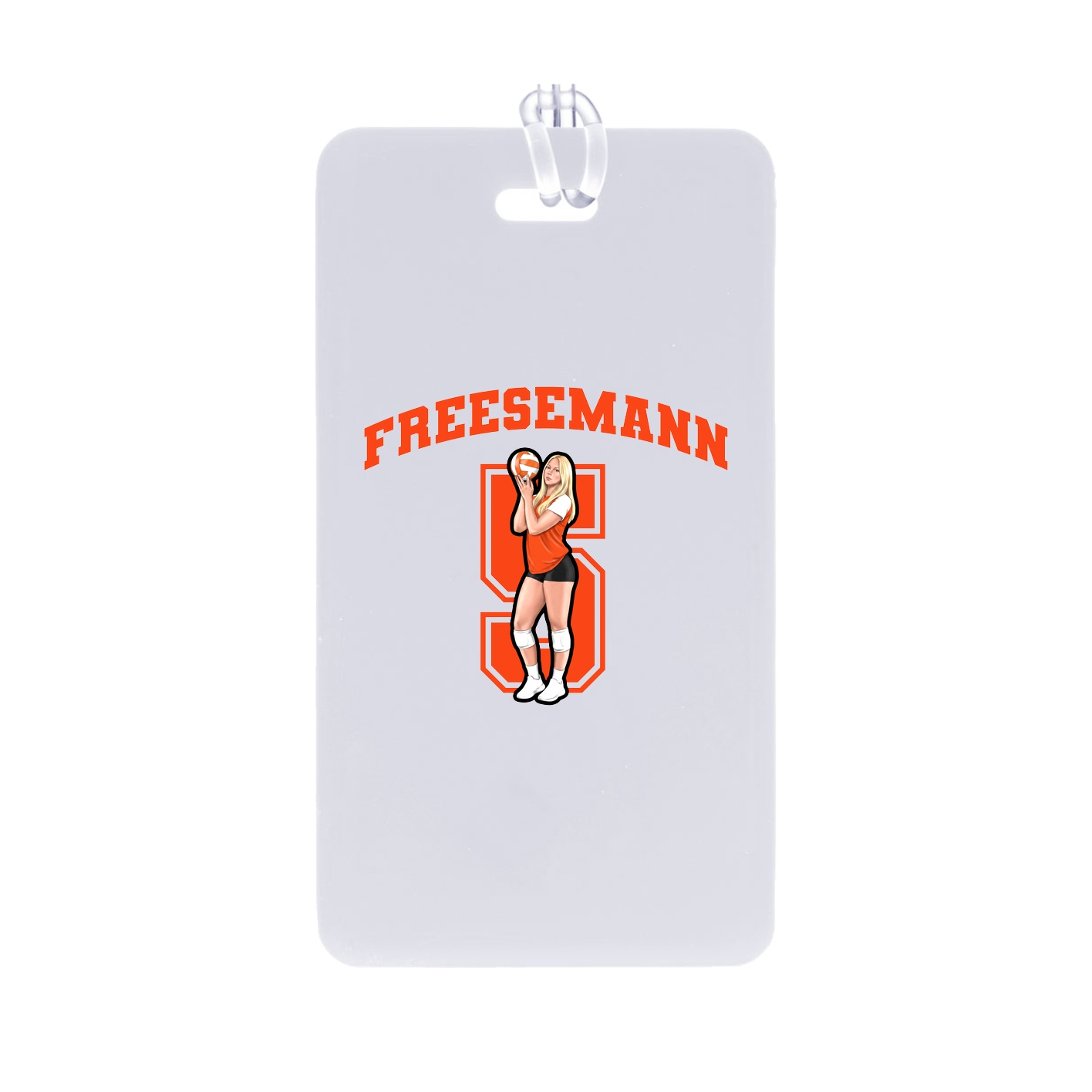Bag Tag — Number in Classic
