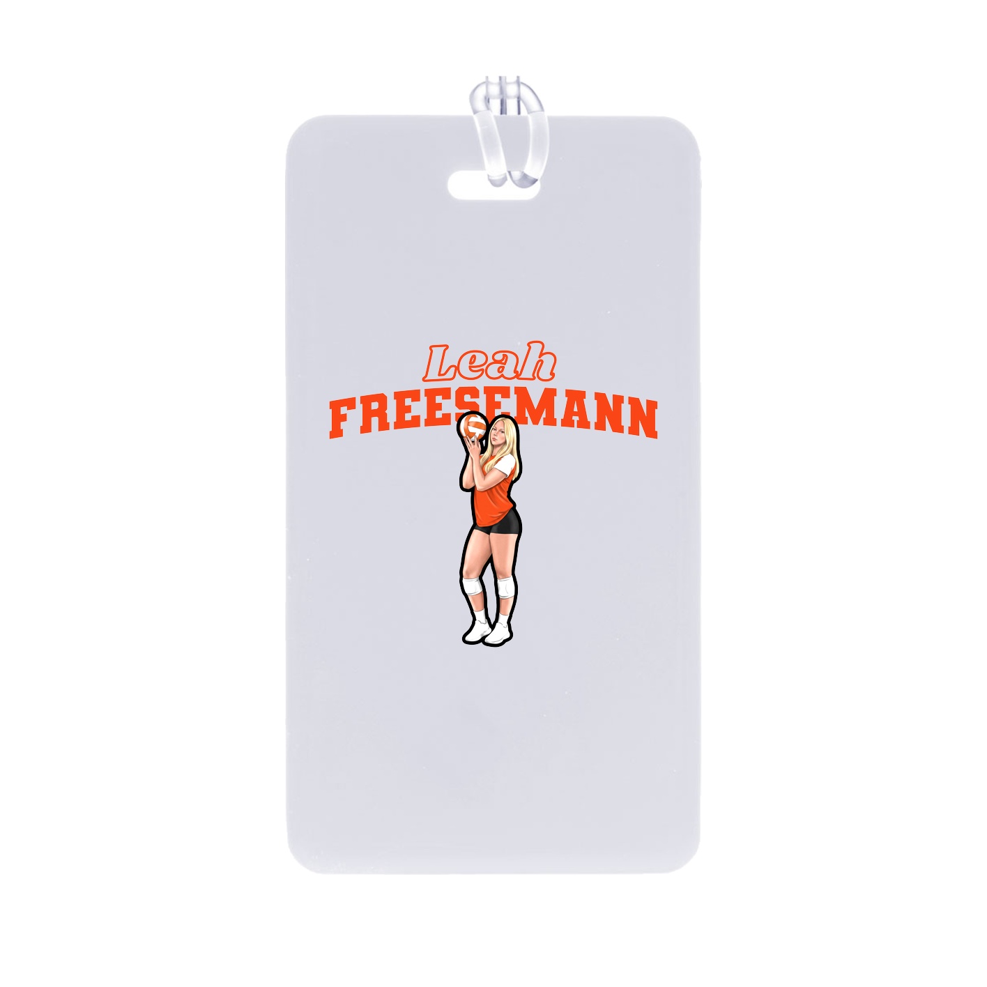 Bag Tag — Name Arch in Classic