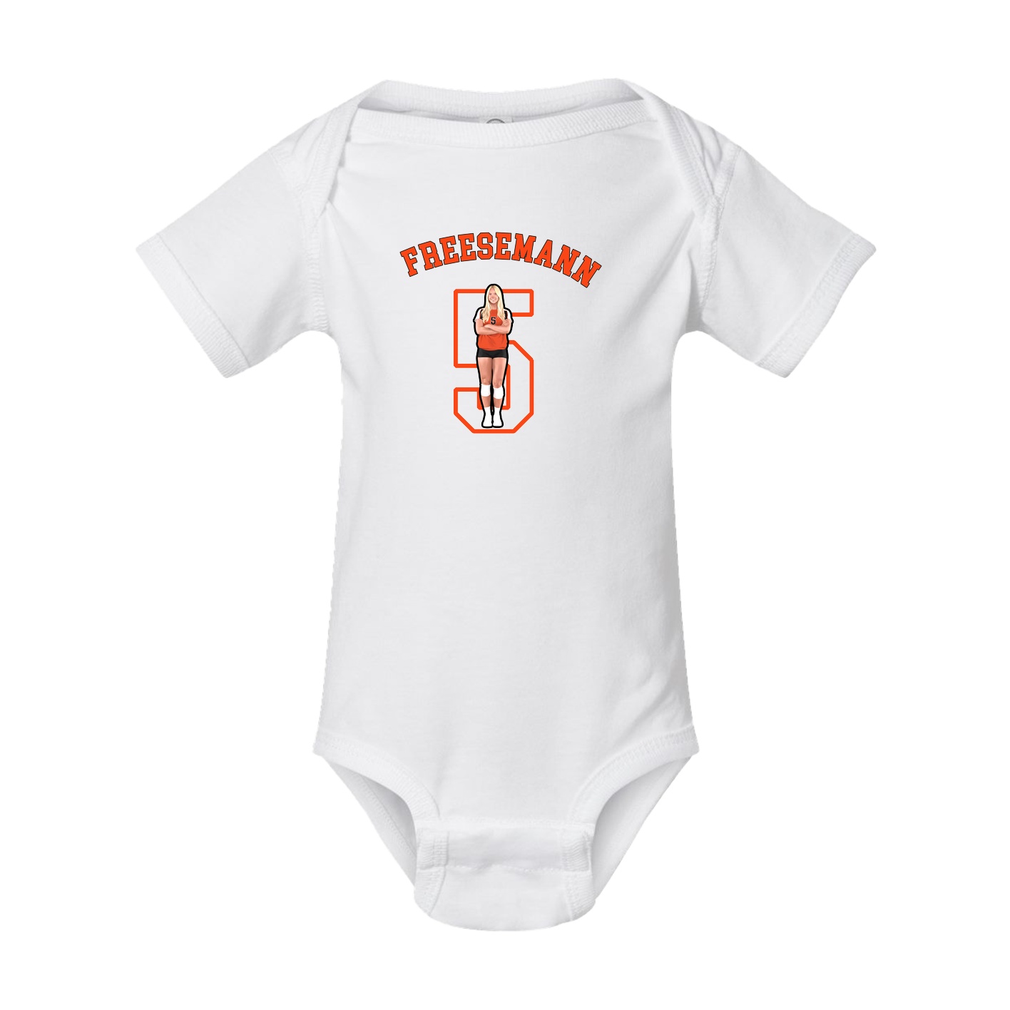 Baby Onesie — Shirsey Arch in White