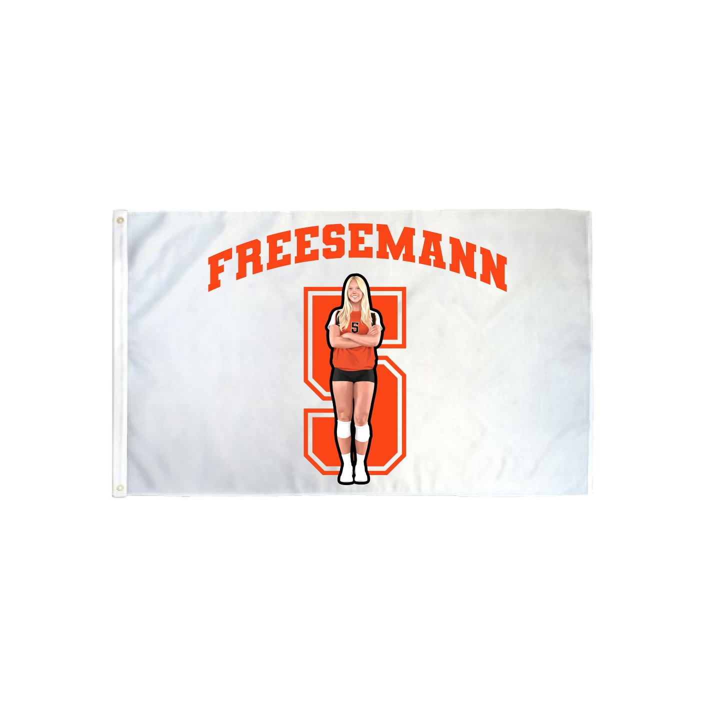 3x5 Flag — Number in Classic
