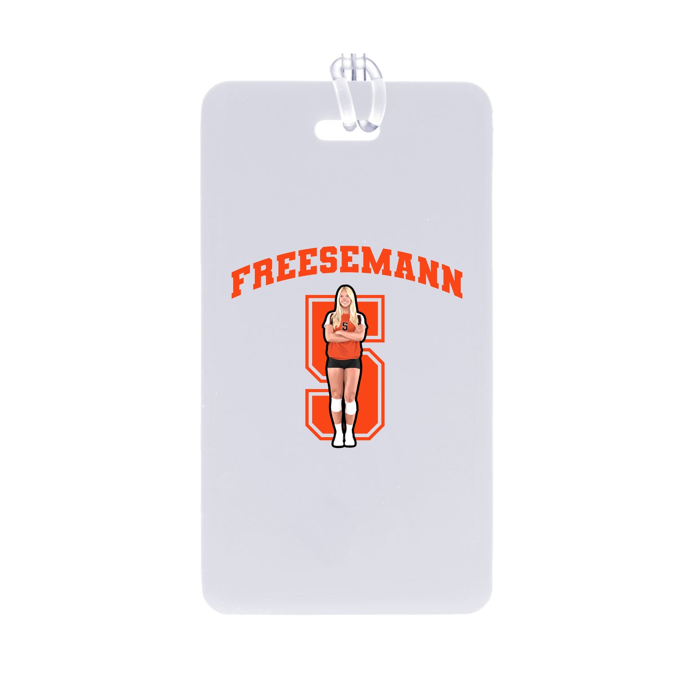 Bag Tag — Number in Classic