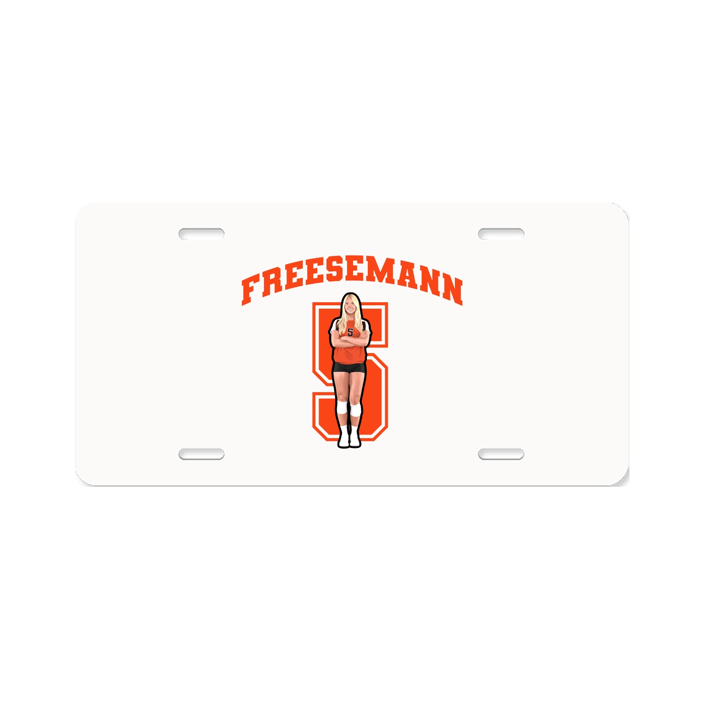 License Plate — Number in Classic