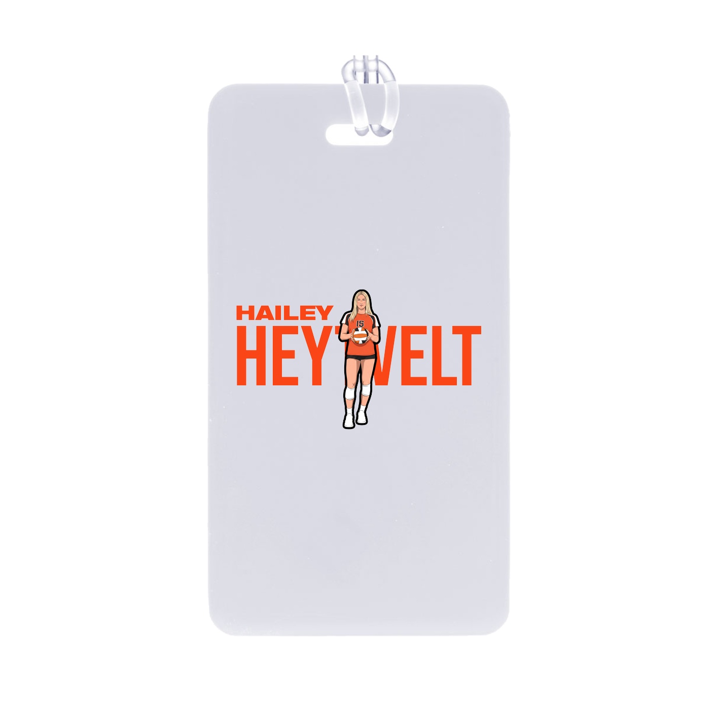 Bag Tag — Player Name in Classic