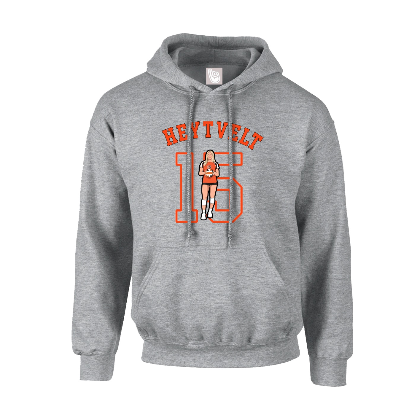 Youth Hoodie — Shirsey Arch in Grey