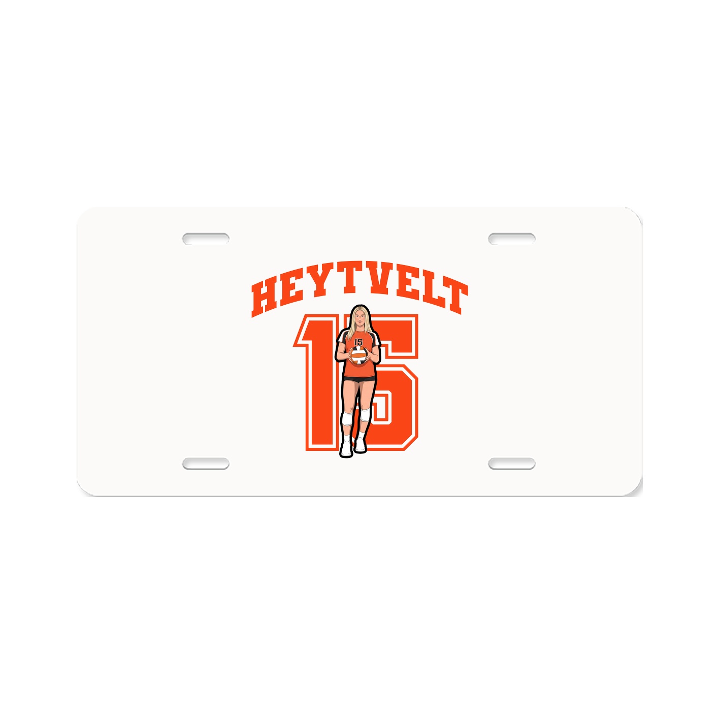 License Plate — Number in Classic