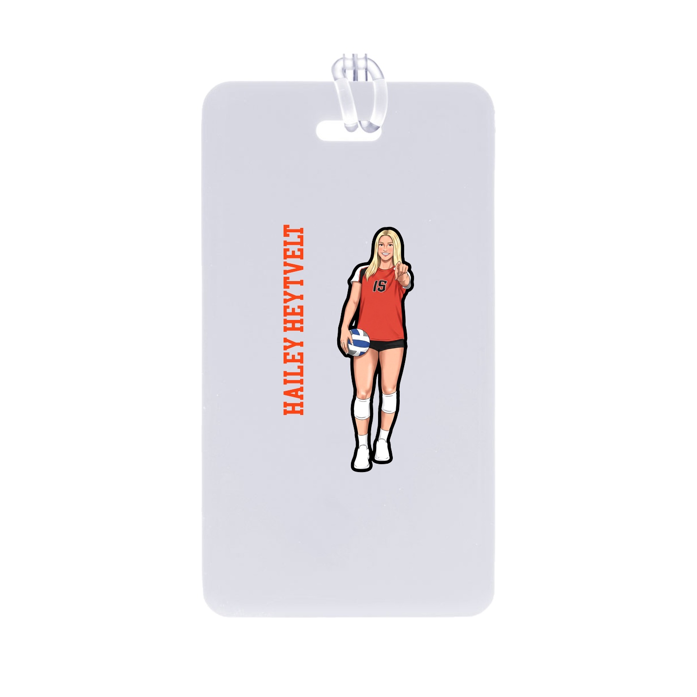 Bag Tag — Name Vertical in Classic