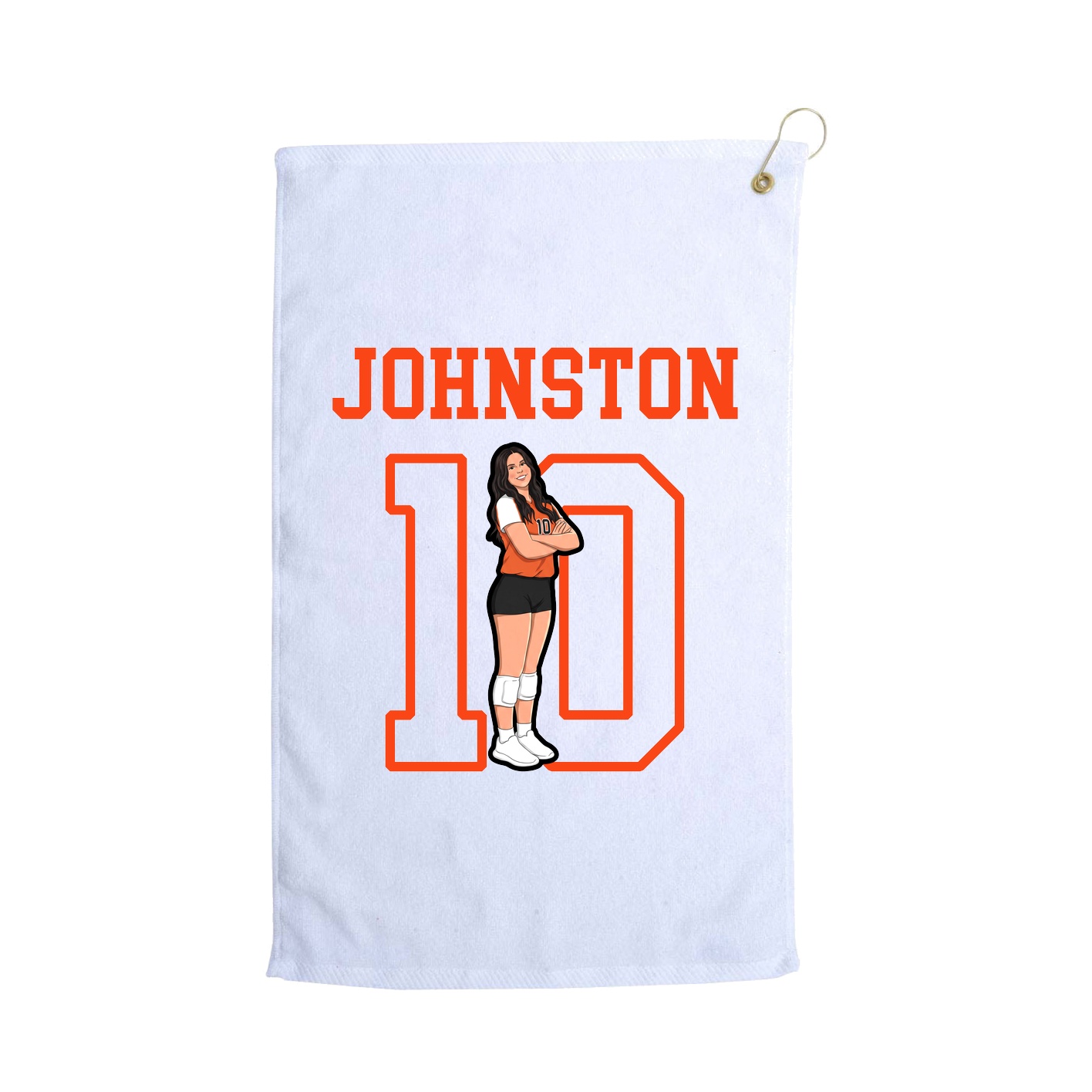 Golf Towel — Shirsey in White