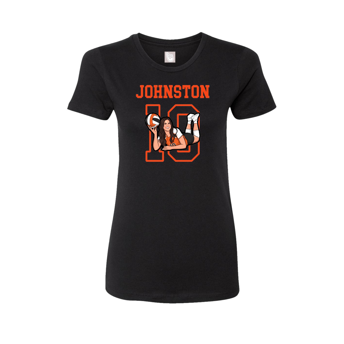 Fitted Women's Tee — Shirsey in Black