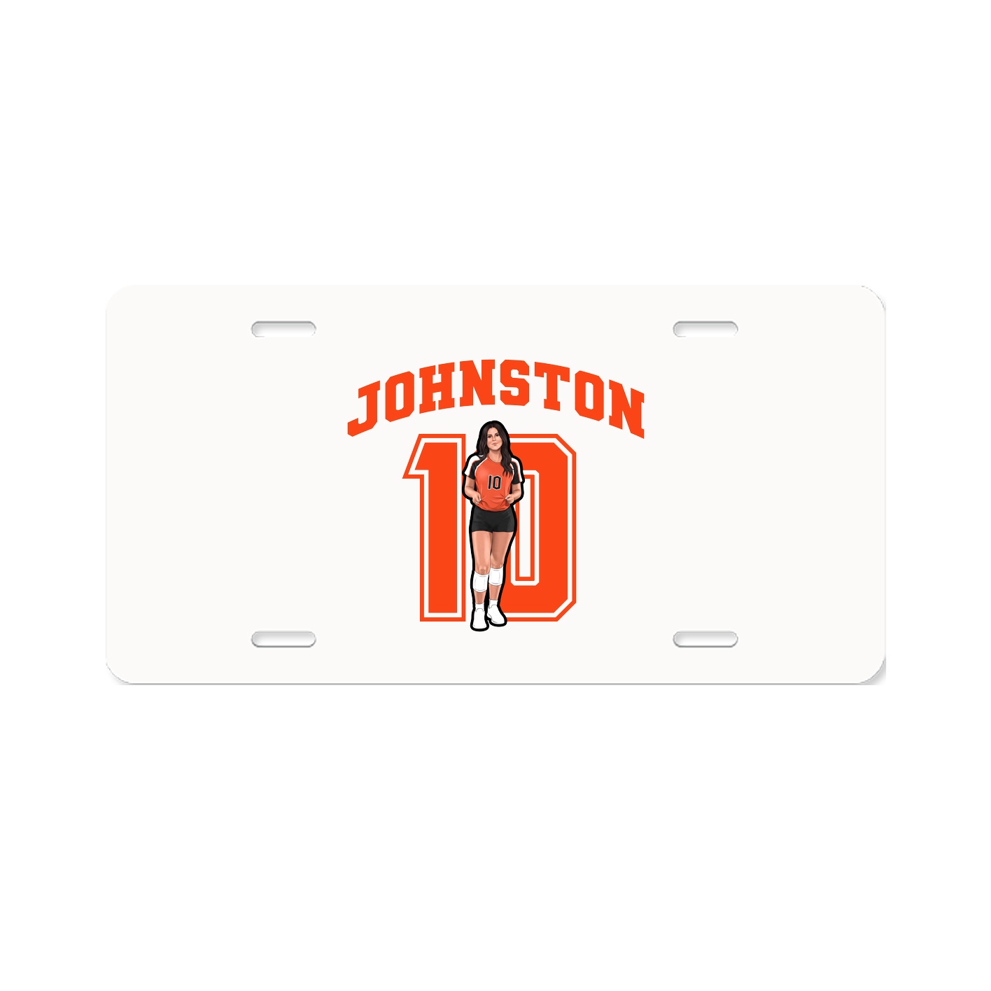 License Plate — Number in Classic
