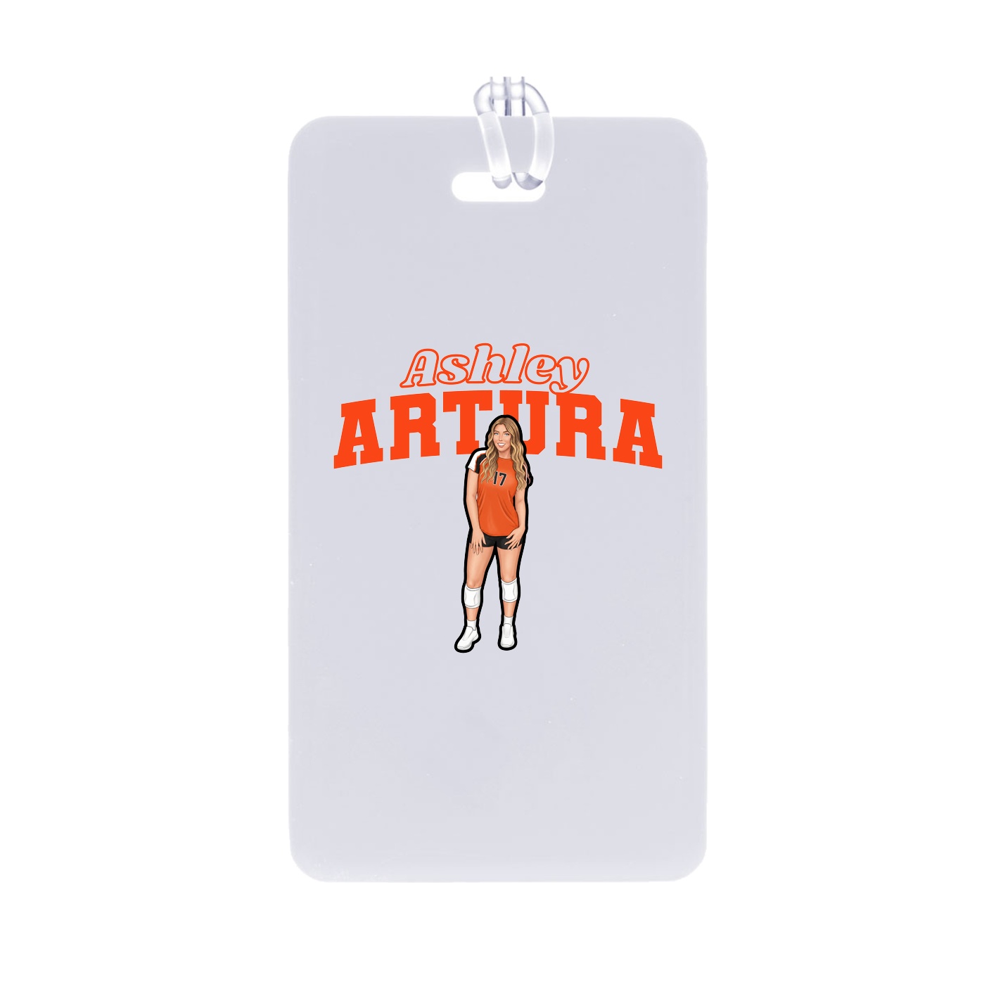 Bag Tag — Name Arch in Classic