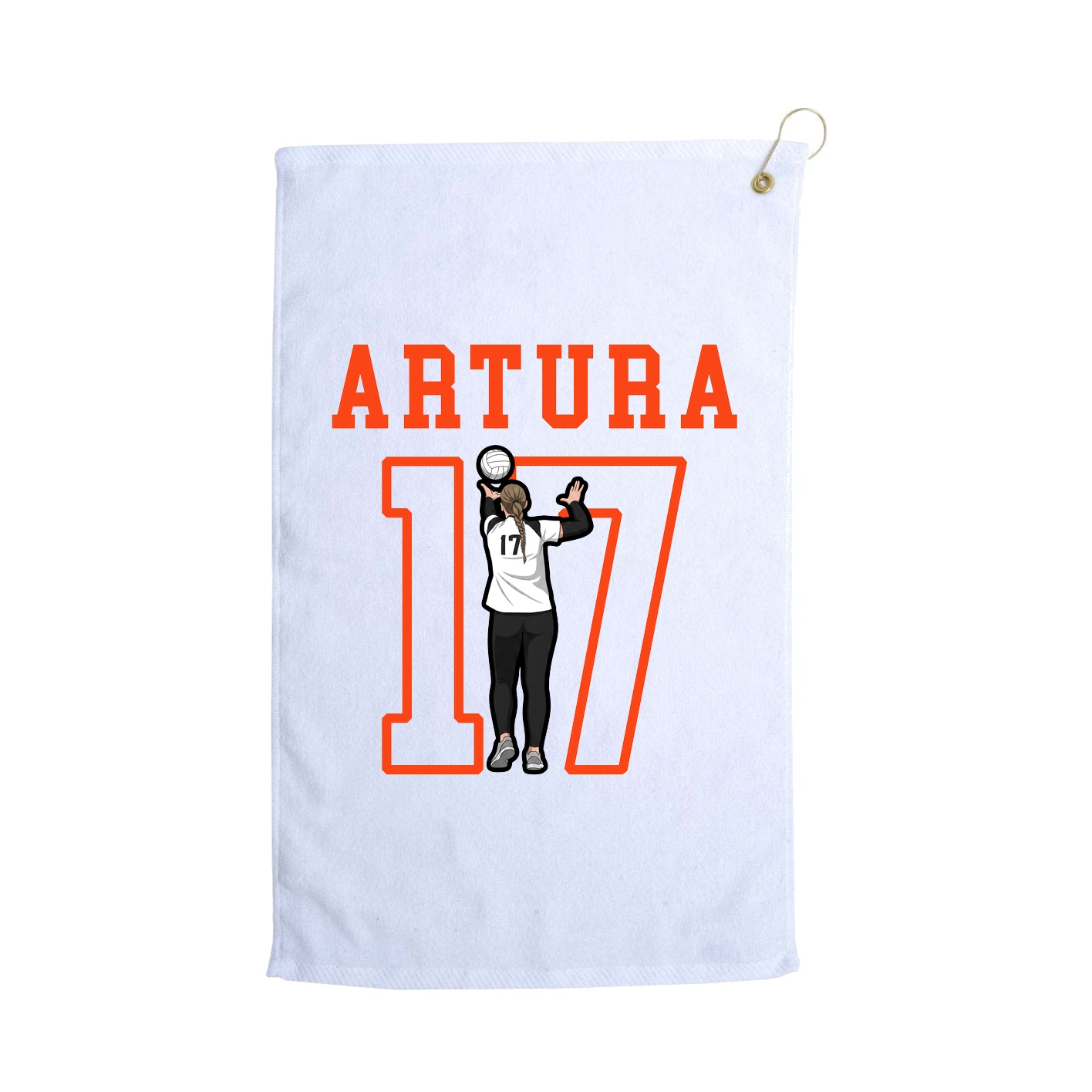 Golf Towel — Shirsey in White