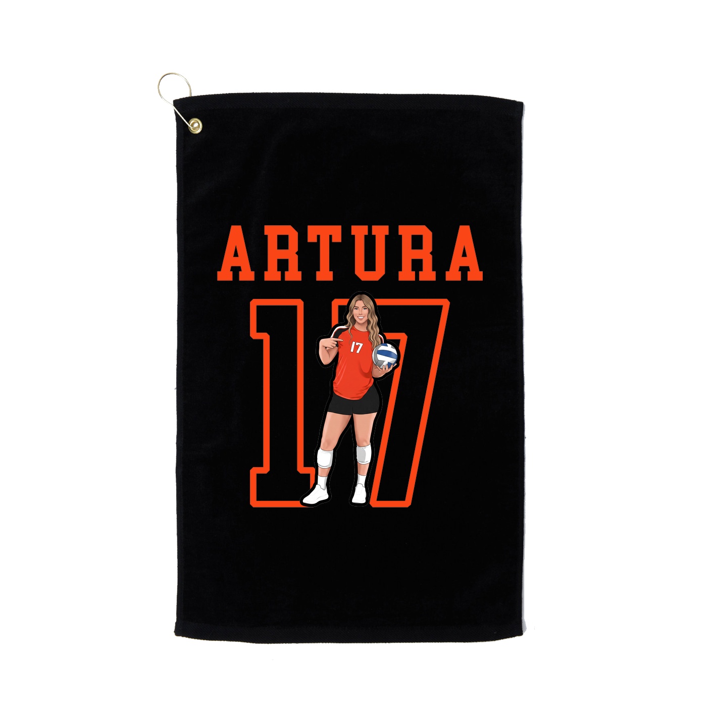 Golf Towel — Shirsey in Black