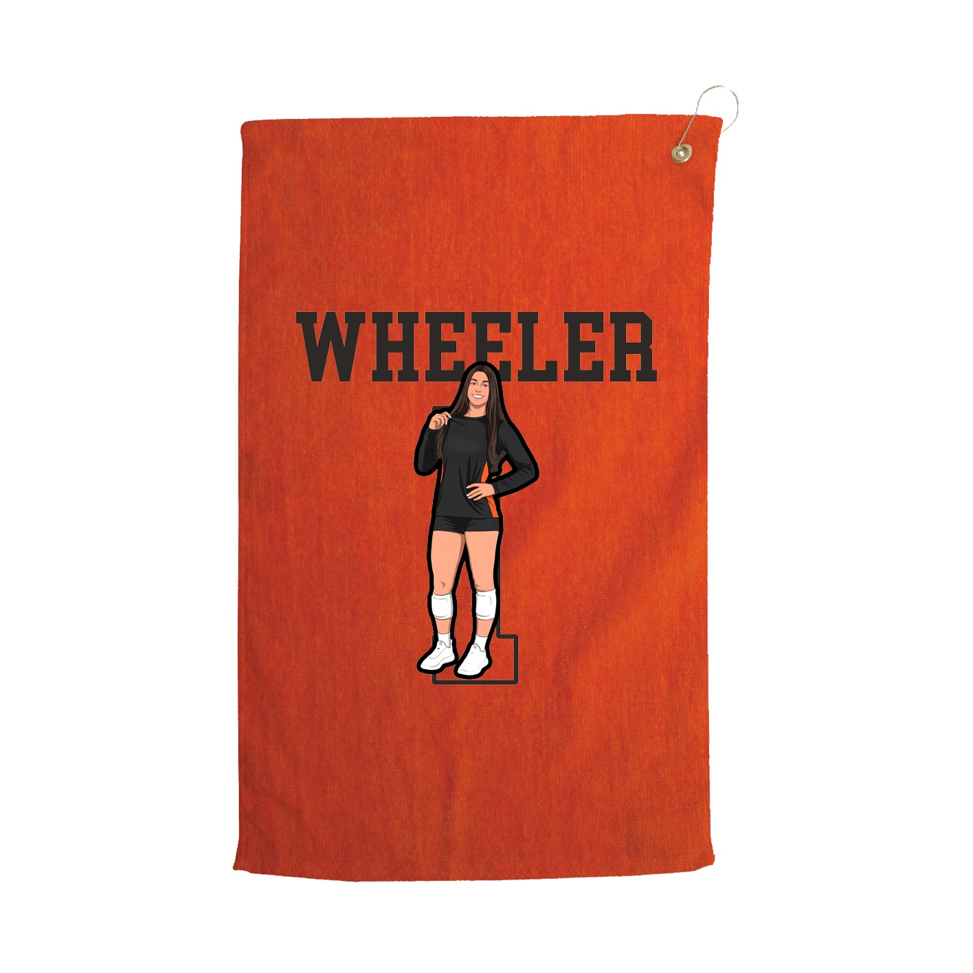 Golf Towel — Shirsey in Orange