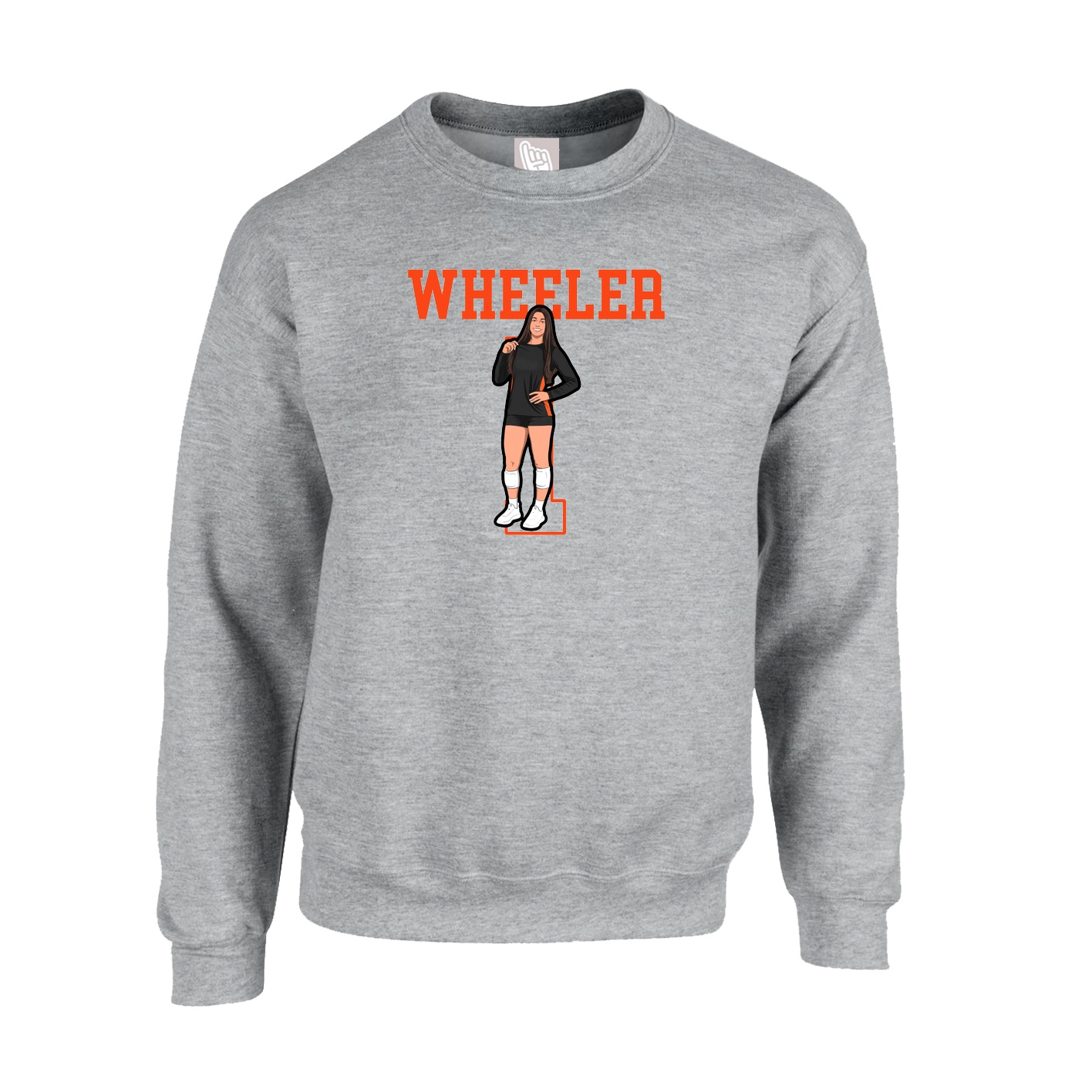 Fleece Crew — Shirsey in Grey