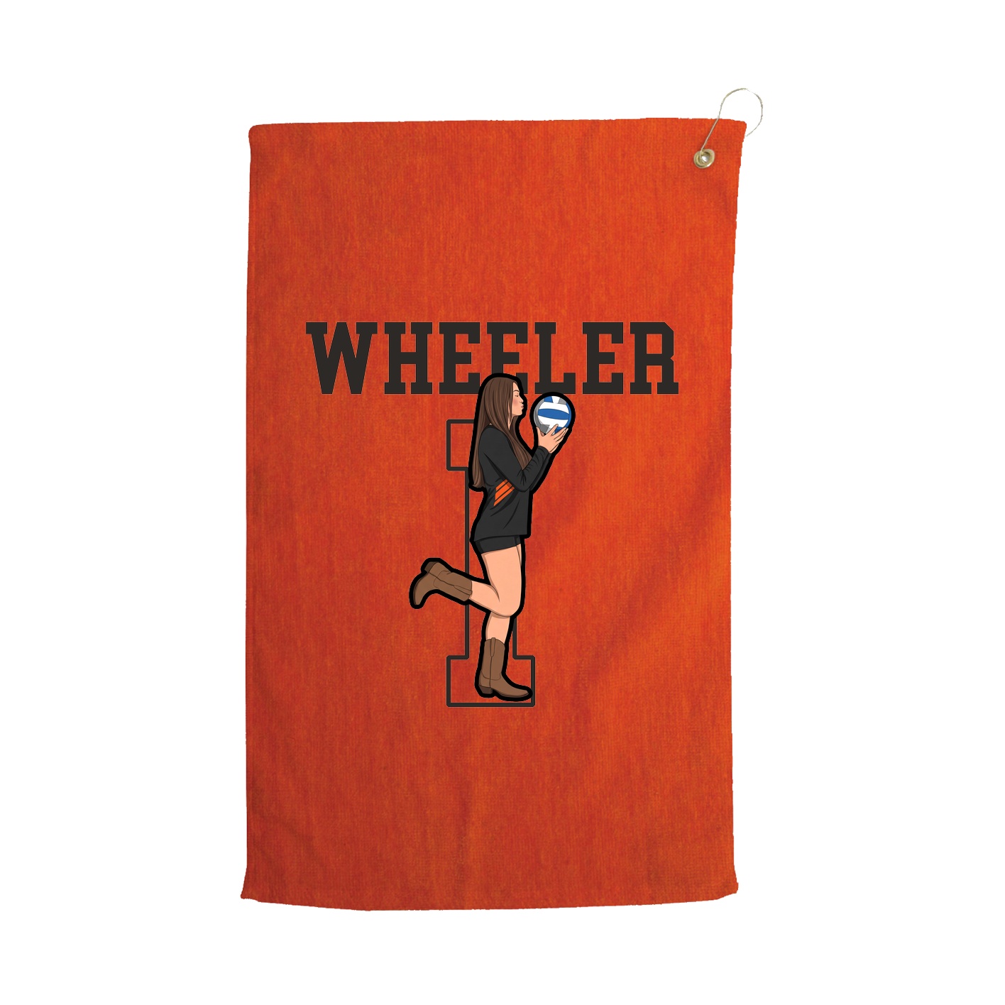 Golf Towel — Shirsey in Orange