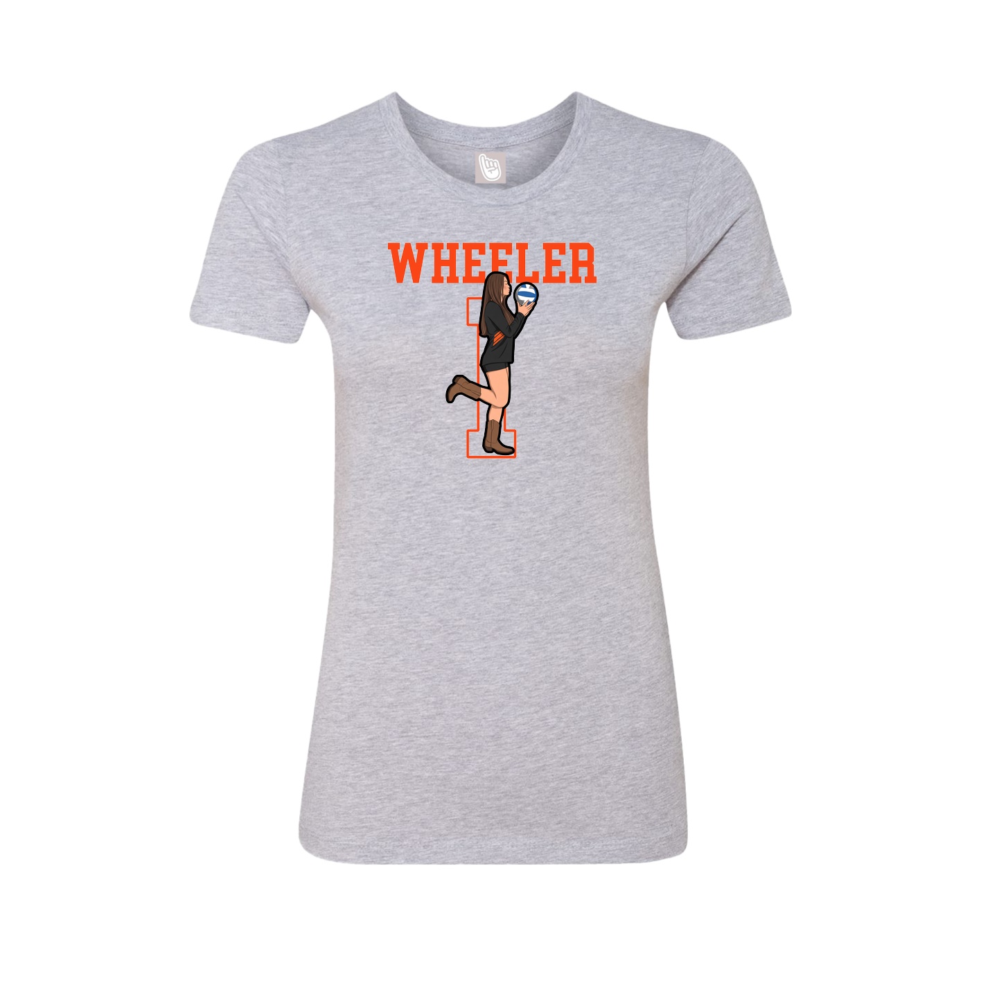 Fitted Women's Tee — Shirsey in Grey