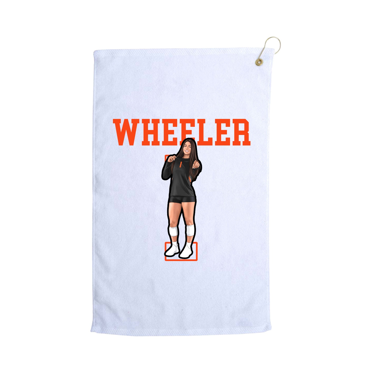 Golf Towel — Shirsey in White