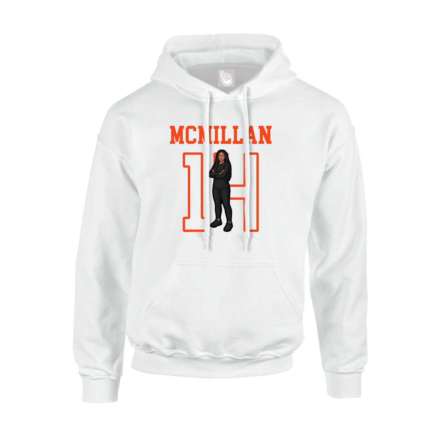 Hoodie — Shirsey in White