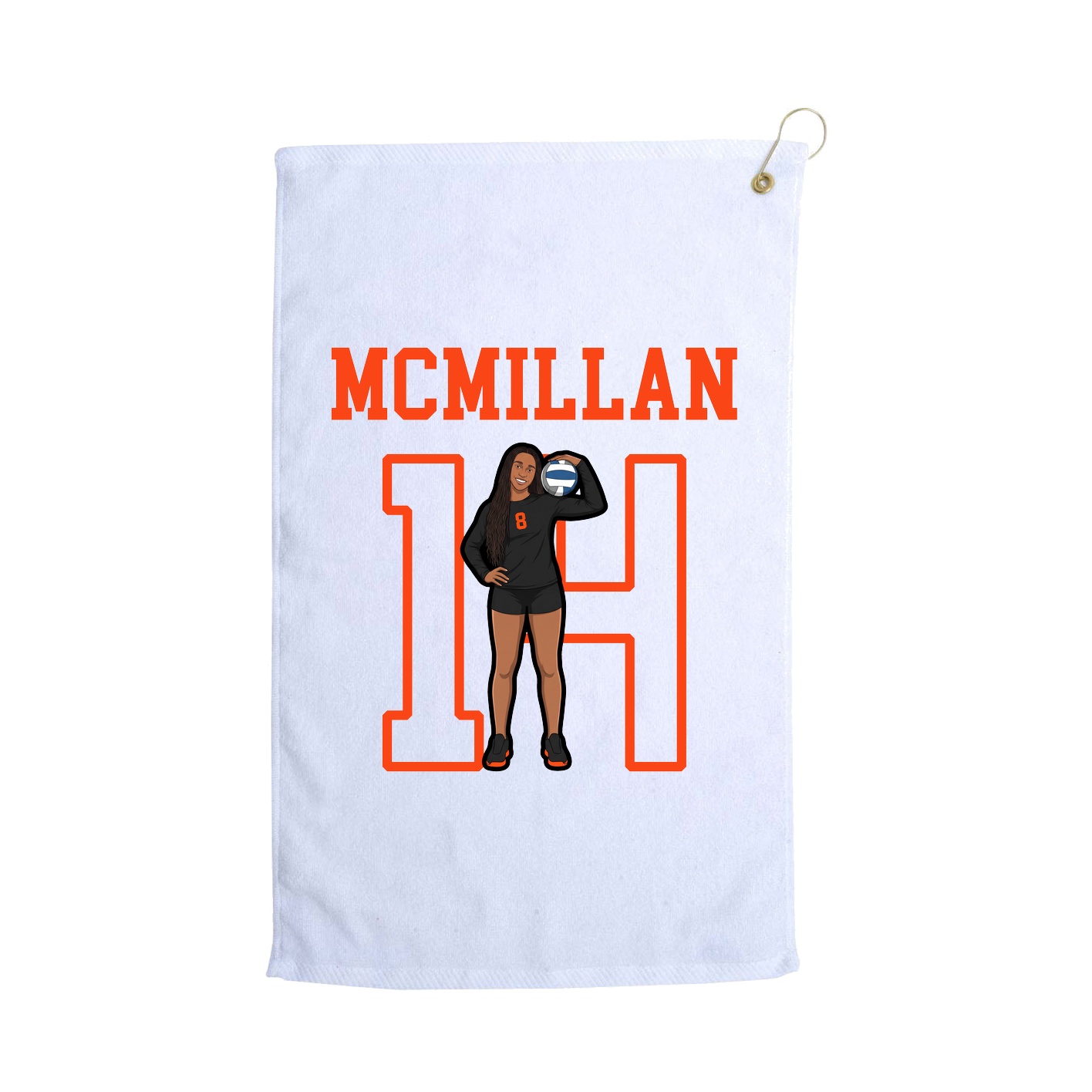 Golf Towel — Shirsey in White