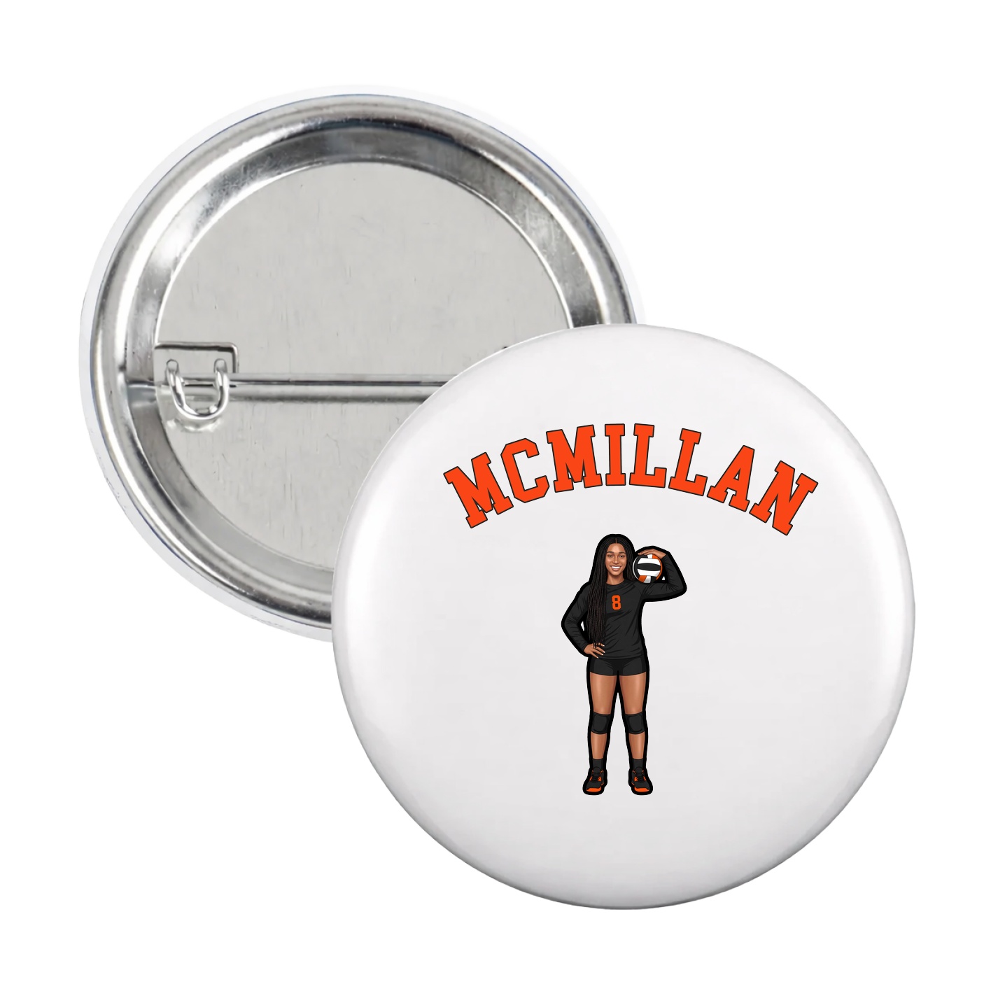 Game Day Button — Shirsey Arch in White