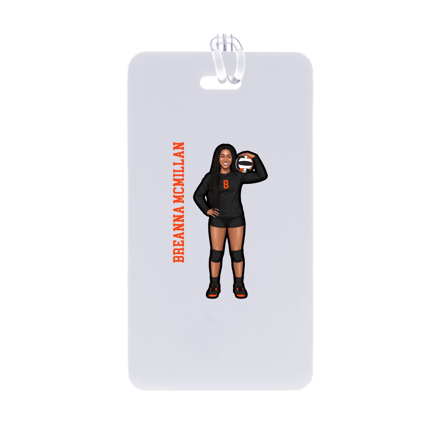 Bag Tag — Name Vertical in Classic