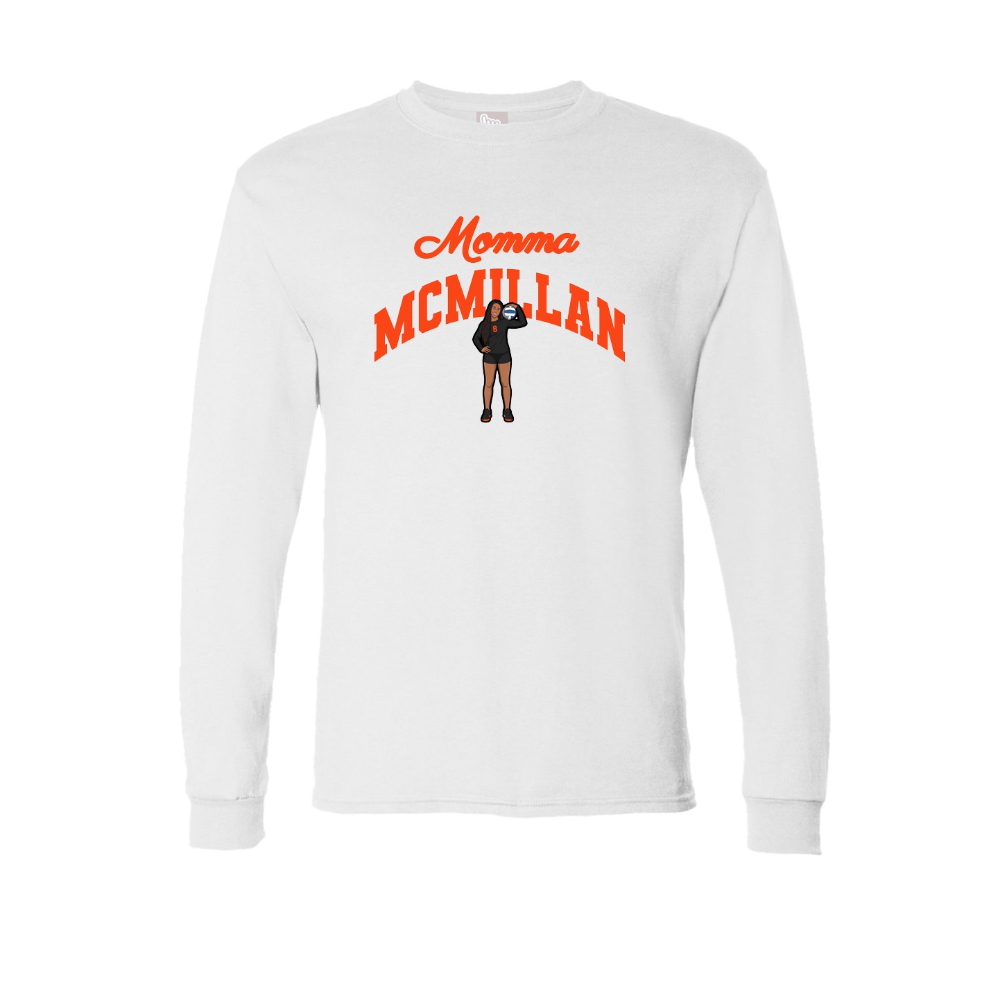 Long Sleeve Tee — Mothers Day Arch in White