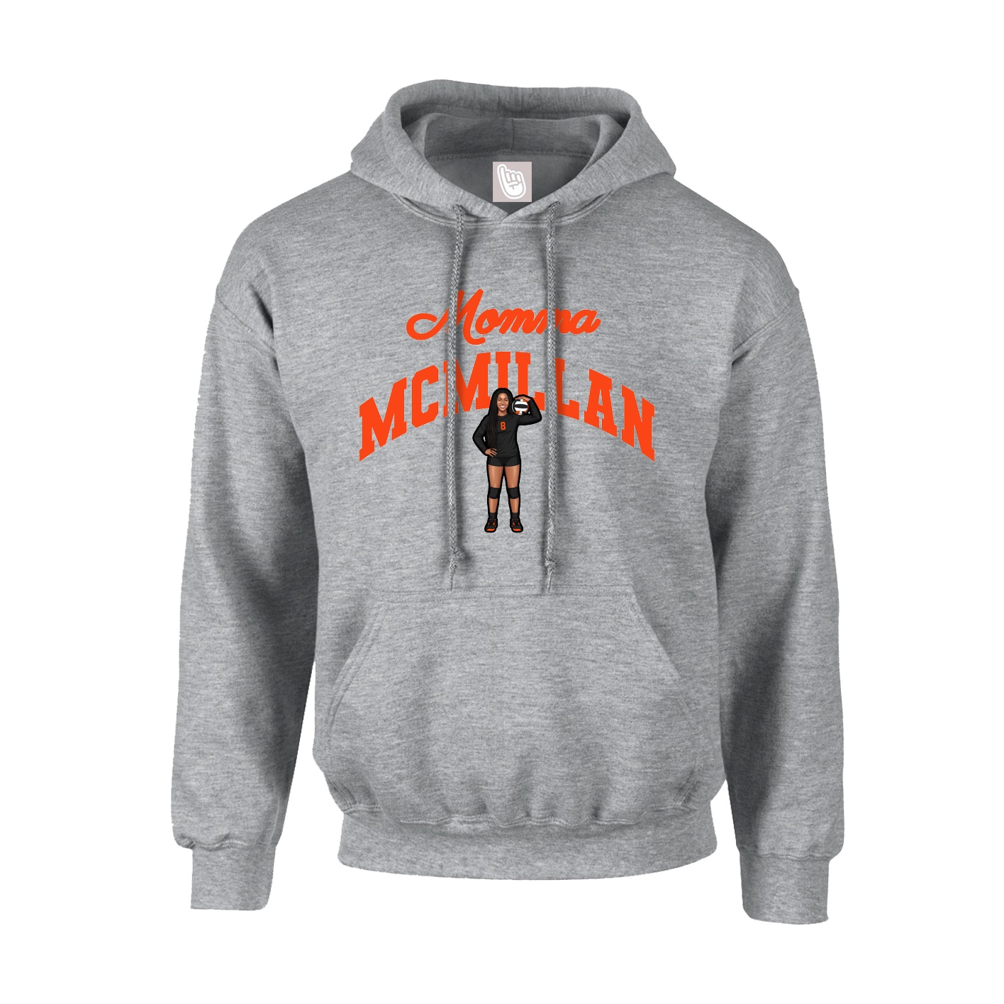 Hoodie — Mothers Day Arch in Grey