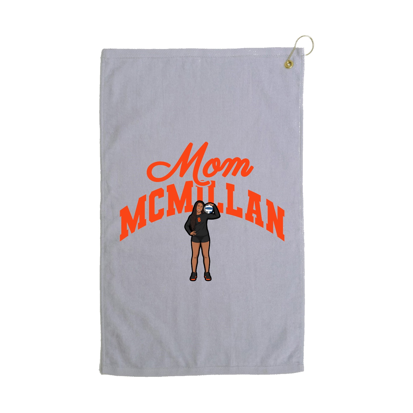 Golf Towel — Mothers Day Arch in Grey